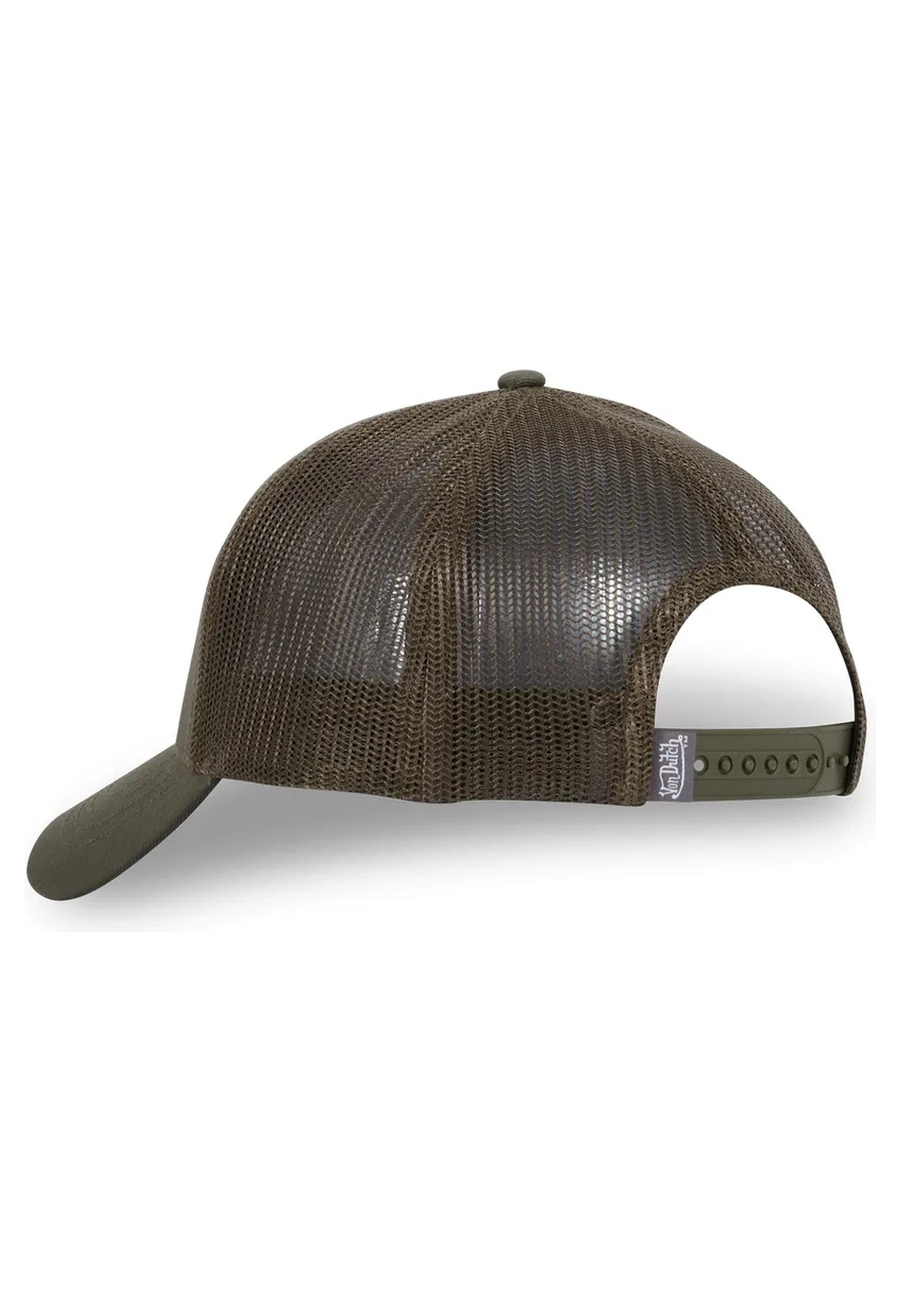 GORRA VON DUTCH VERDE LOG07 RUBBER PATCH TRUCKER CAP