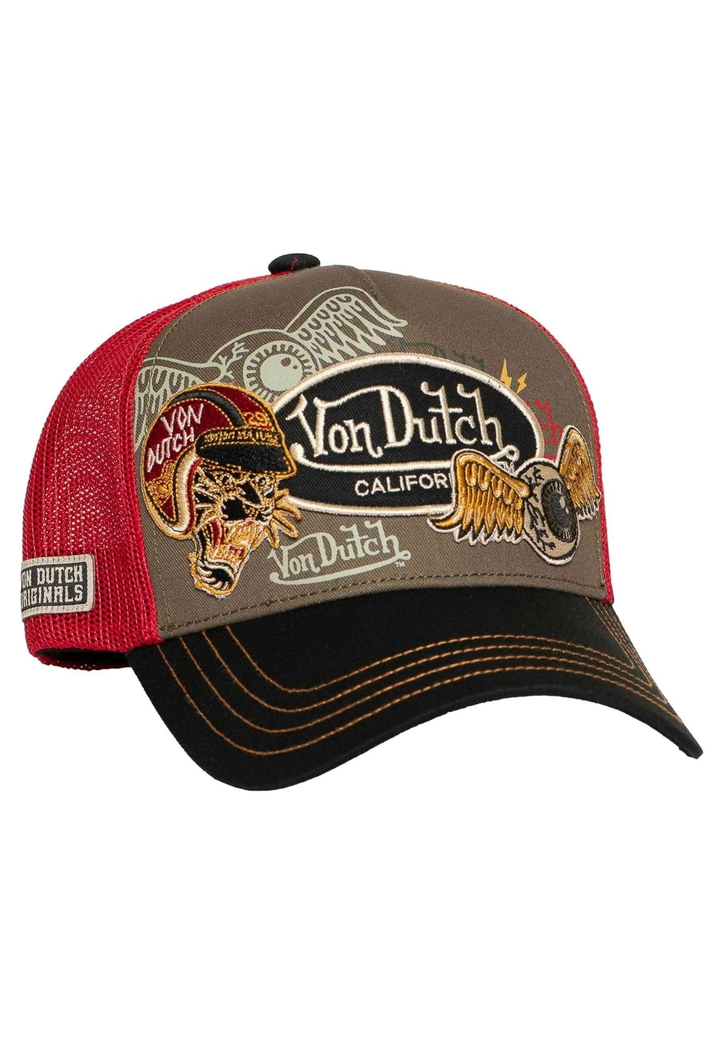 GORRA VON DUTCH VERDE PATCHES 09 TRUCKER CAP - AREA ZERO