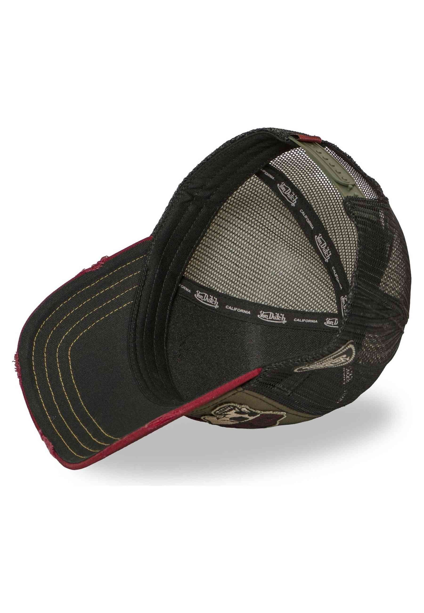 GORRA VON DUTCH VERDE PATCHES 17 DISTRESSED TRUCKER CAP