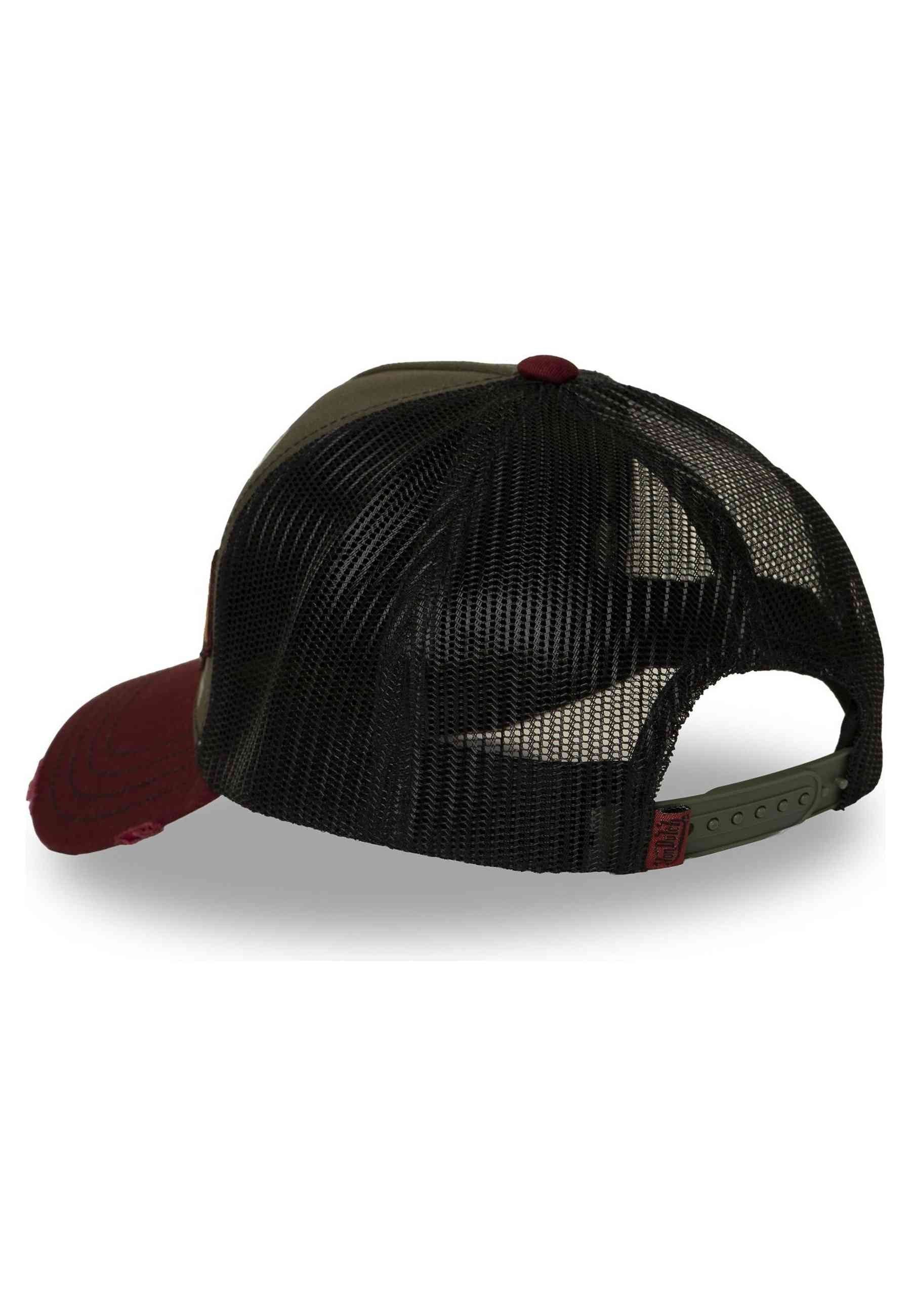 GORRA VON DUTCH VERDE PATCHES 17 DISTRESSED TRUCKER CAP