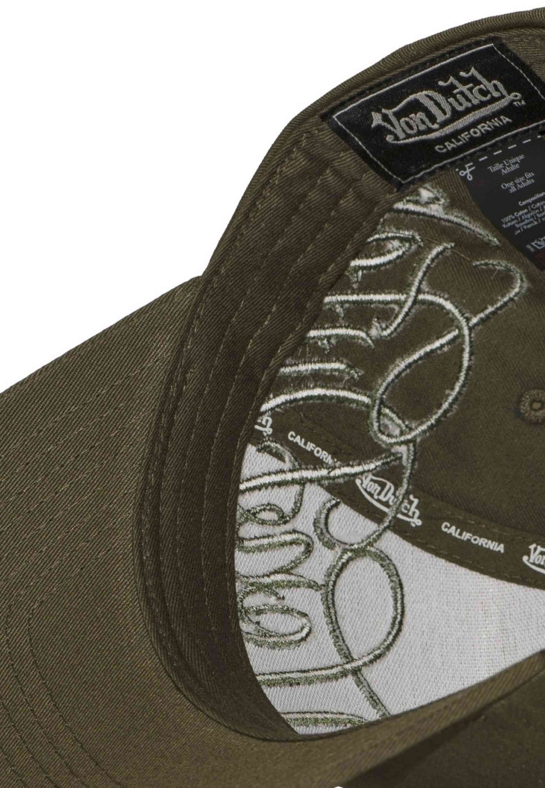 GORRA VON DUTCH VERDE SIDE EMBROIDERED CAP