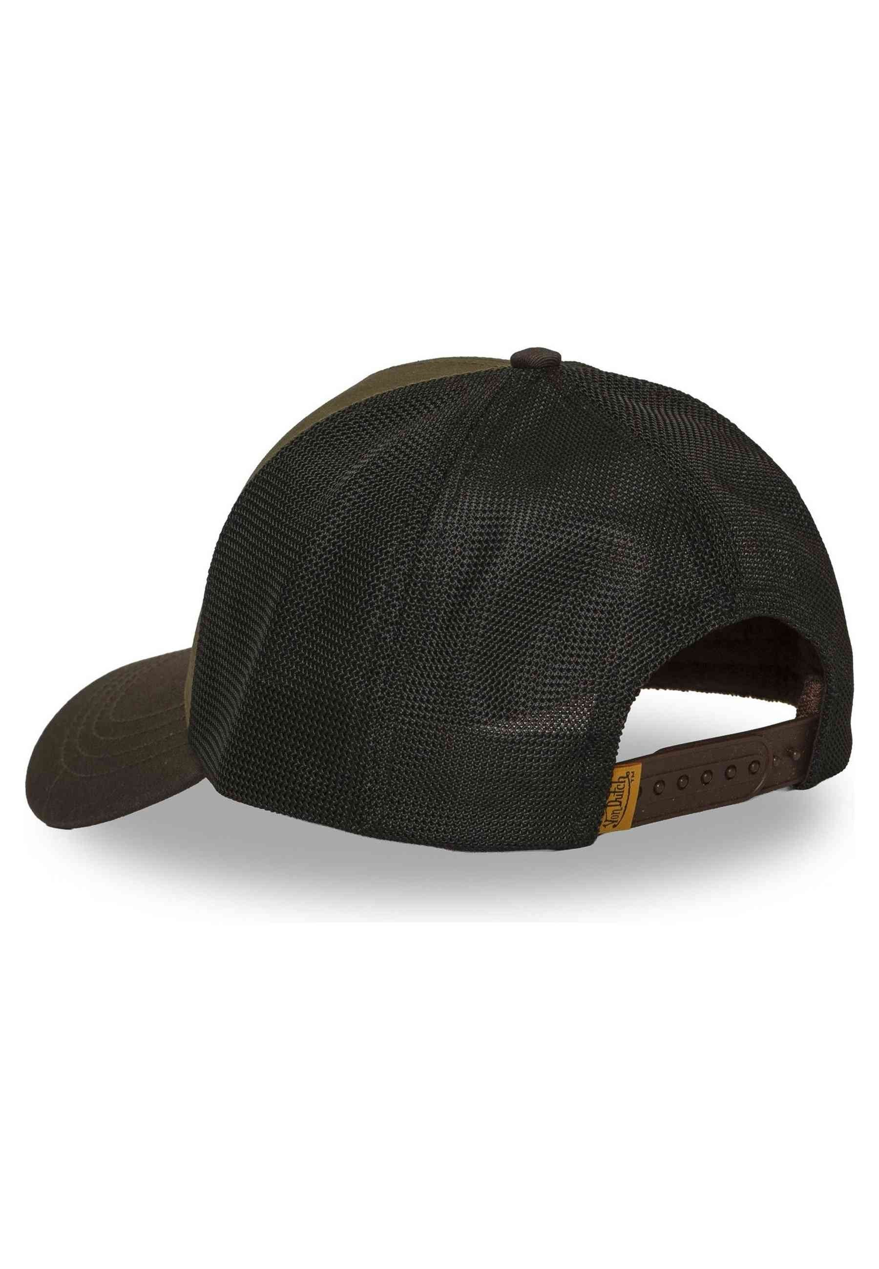 GORRA VON DUTCH VERDE TERRY 20 PATCH YELLOW TRUCKER CAP