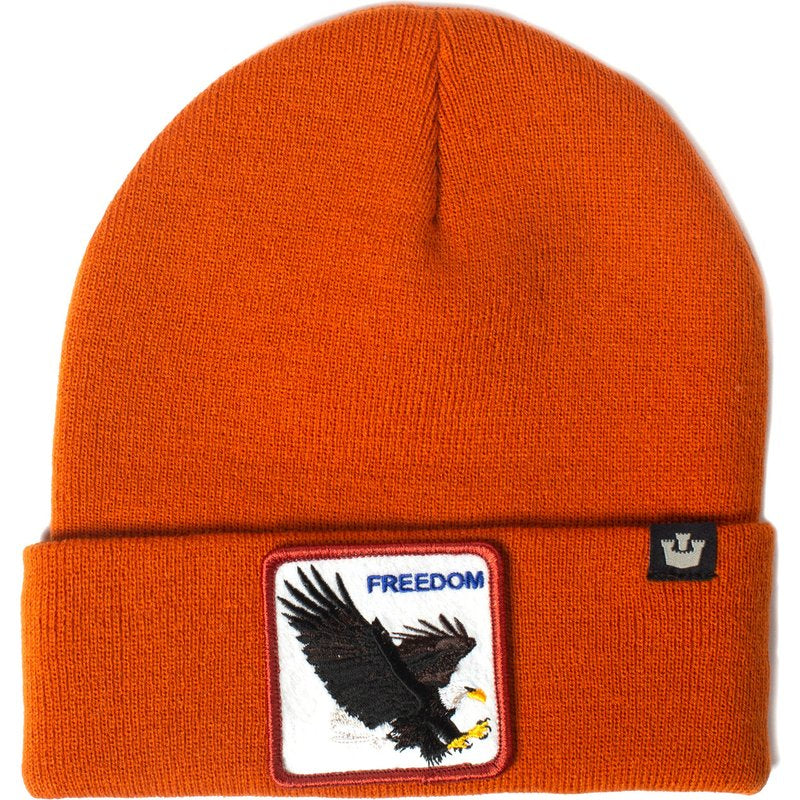 GORRO GOORIN NARANJA AGUILA BORDADO FRENTE