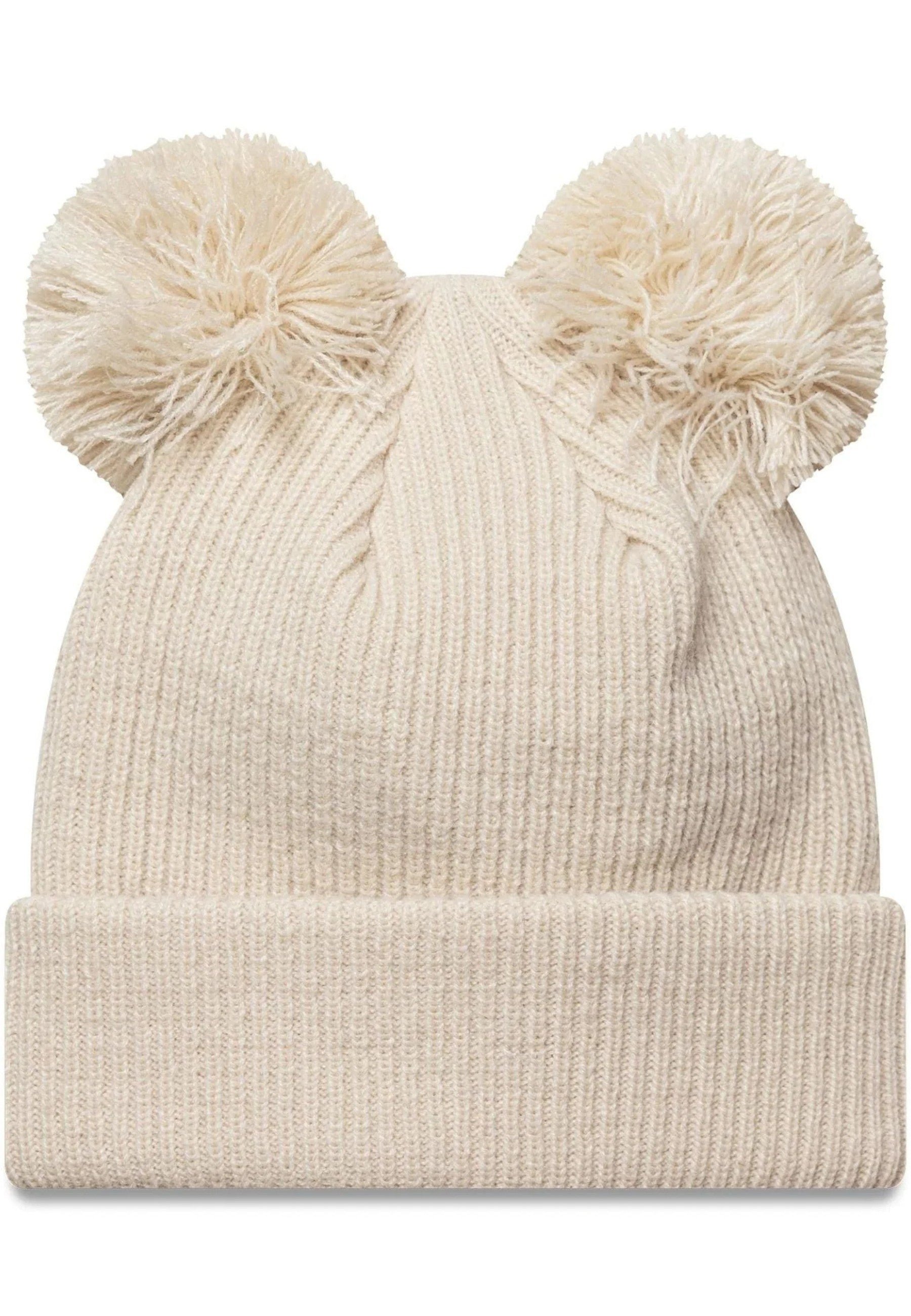 GORRO NEW ERA BEIGE YANKEES DOUBLE POM BEANIE