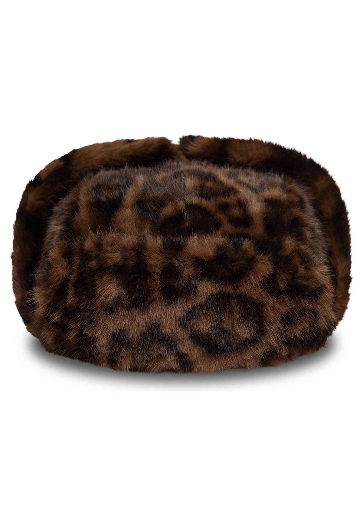 GORRO NEW ERA LEOPARD FAUX FUR TRAPPER