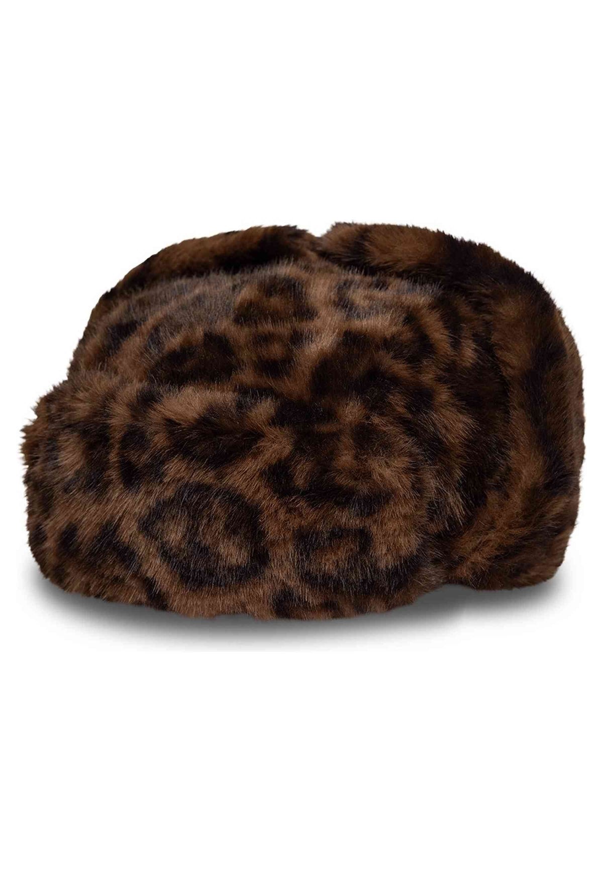GORRO NEW ERA LEOPARD FAUX FUR TRAPPER
