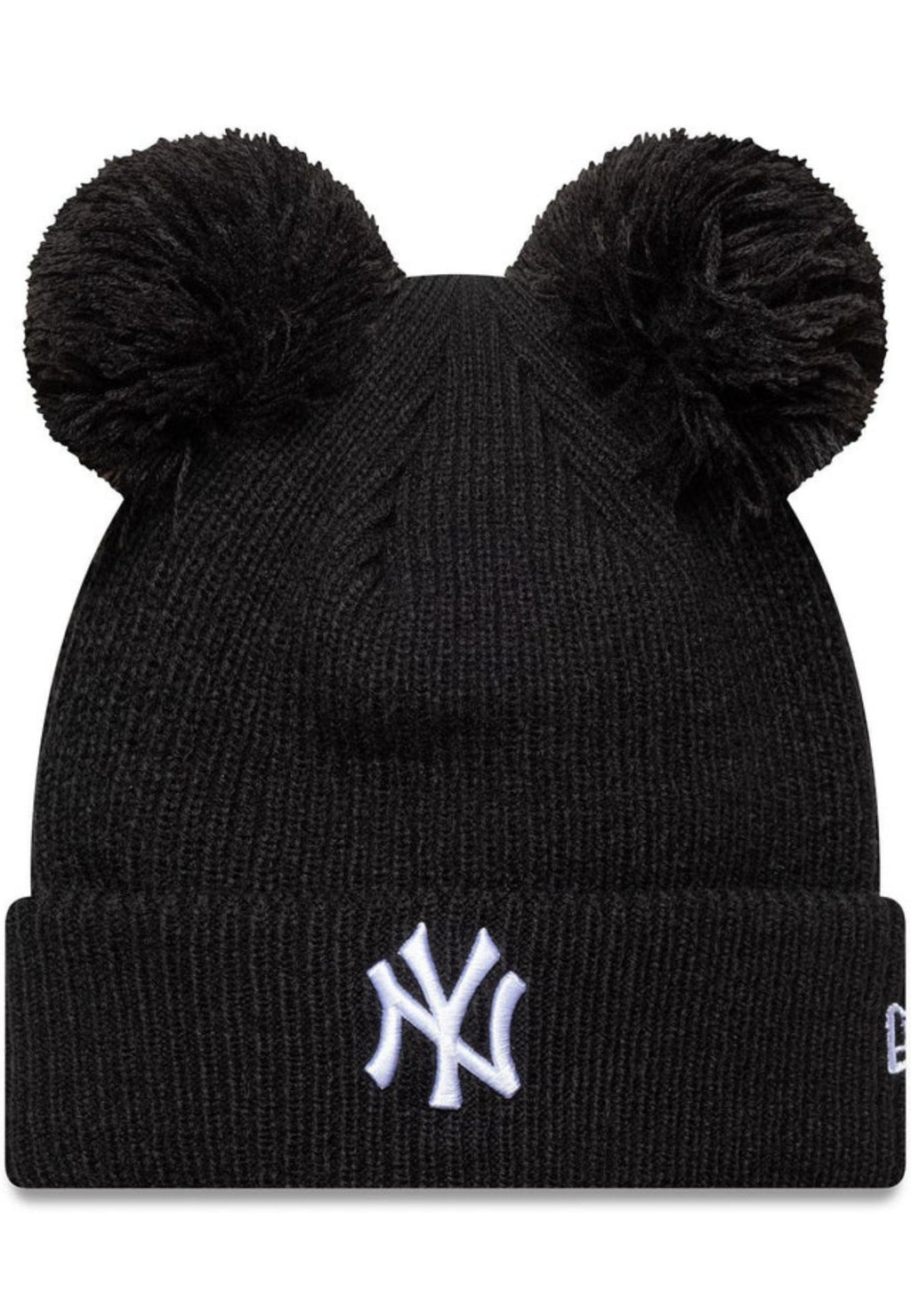 GORRO NEW ERA NEGRO YANKEES DOUBLE POM BEANIE