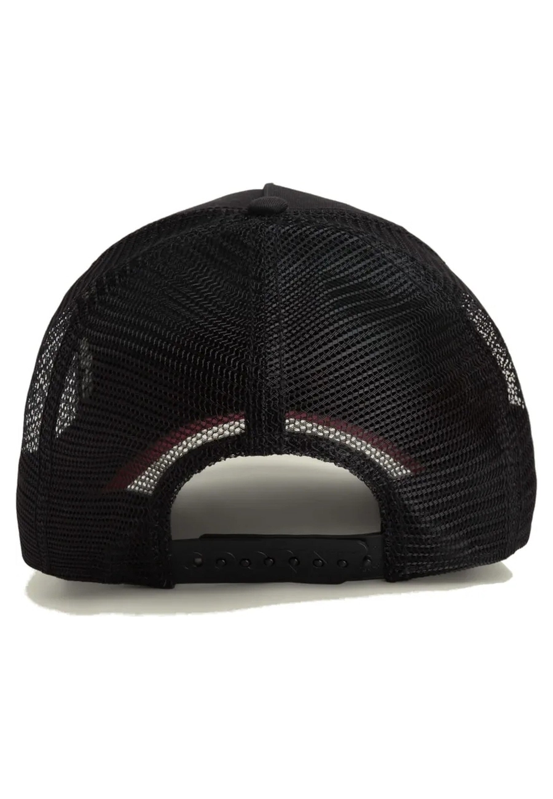 GORRA GOORIN BROS NEGRA/GRANATE DOBERMAN BEWARE TRUCKER CAP