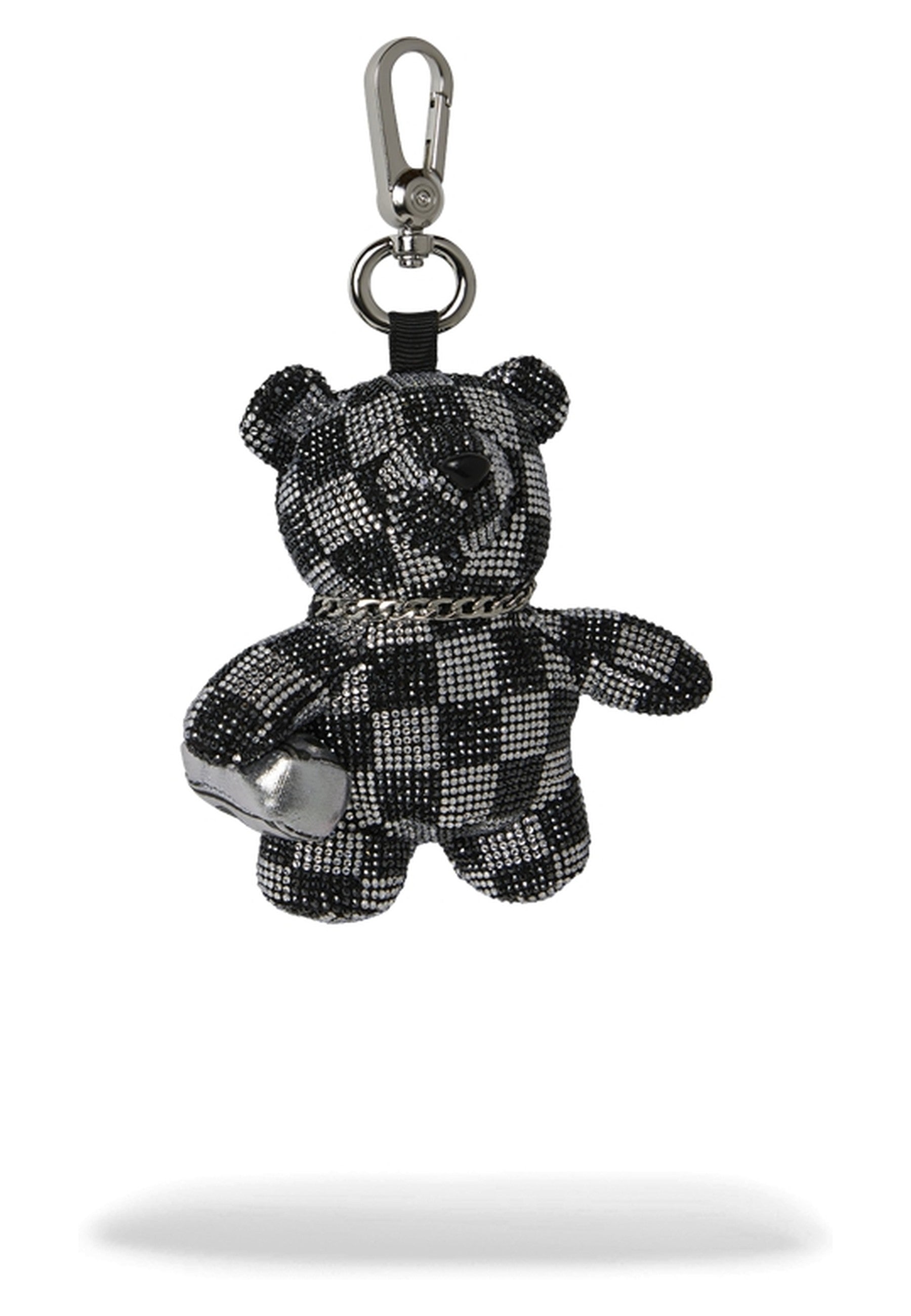 LLAVERO SPRAYGROUND NEGRO DIAMOND TEAR BEAR CUB KEYCHAIN