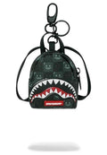 LLAVERO SPRAYGROUND NEGRO SHARK IN PARIS WTF BUBBLY BLACK CHECK KEYCHAIN