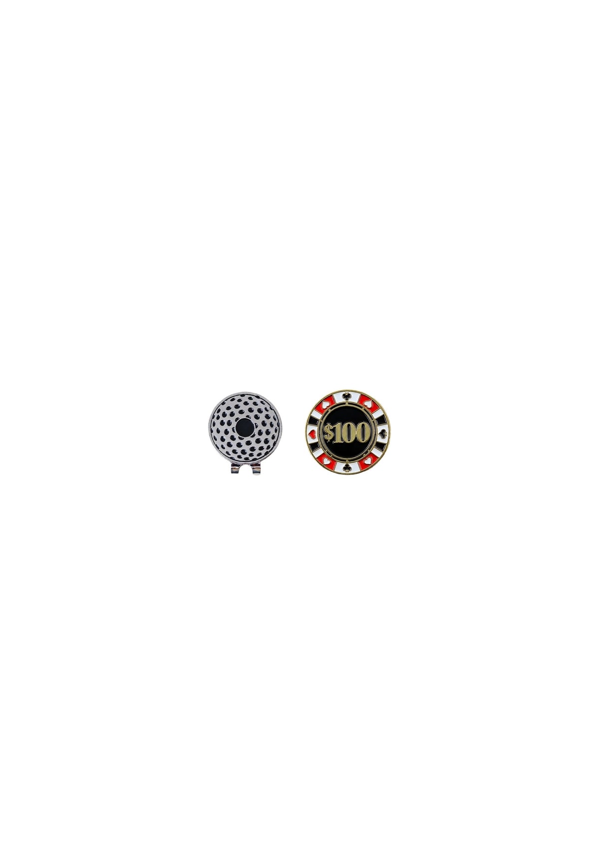 MAGNETIC CAPCLIP 100 POKER ROULETTE