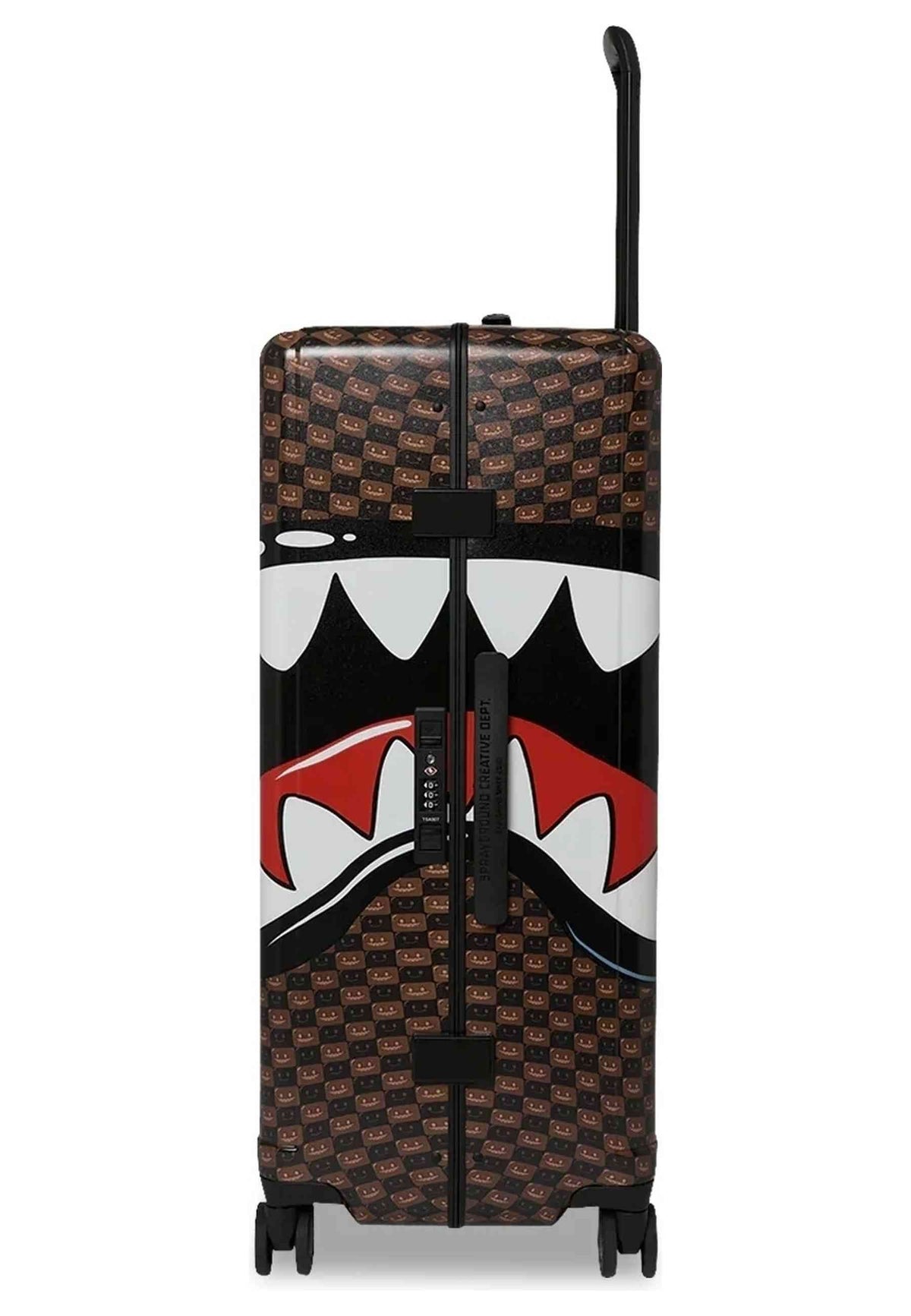 MALETA SPRAYGROUND MARRON WTF BUBBLE BROWN CHACK FULL-SIZE LUGGAGE