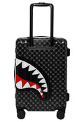 MALETA SPRAYGROUND NEGRA SHARKS IN PARIS WTF BUBBLY BLACK CHECK FULL SIZE LUGGAG