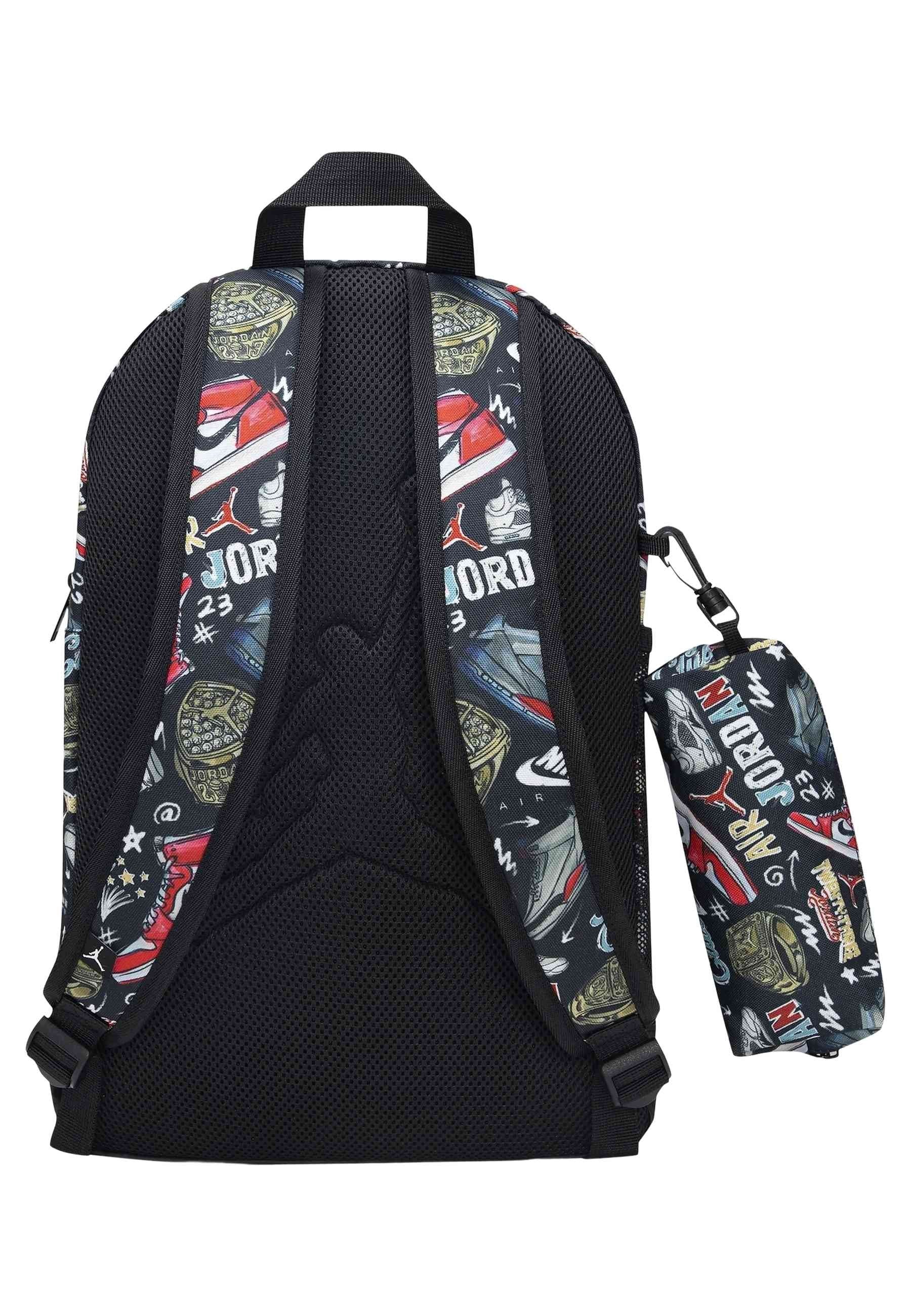 MOCHILA & ESTUCHE JORDAN NEGRO JAN AIR RAID BACKPACK SET