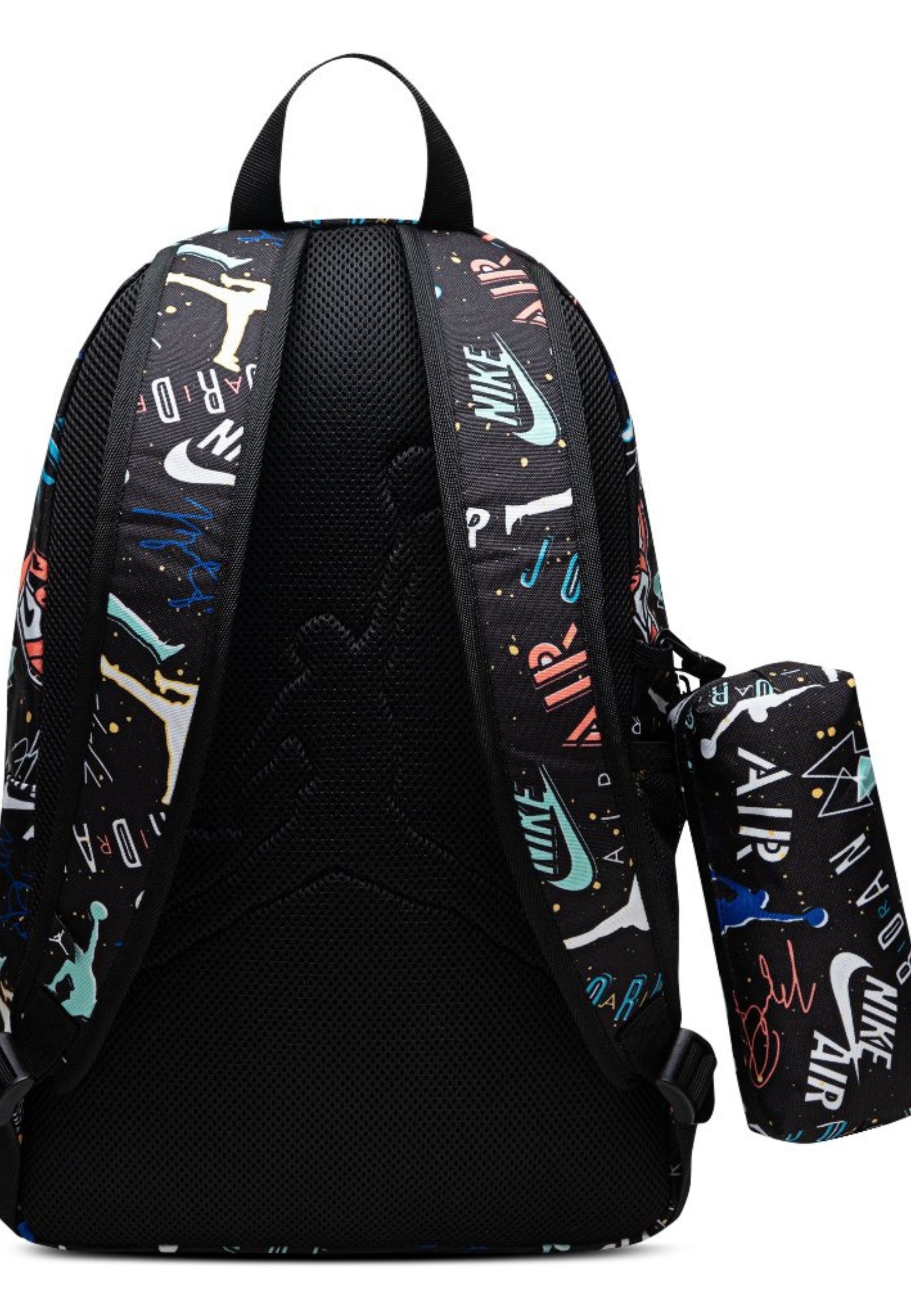 MOCHILA JORDAN NEGRA RETRO AIR SCHOOL BACKPACK W PENCIL CASE