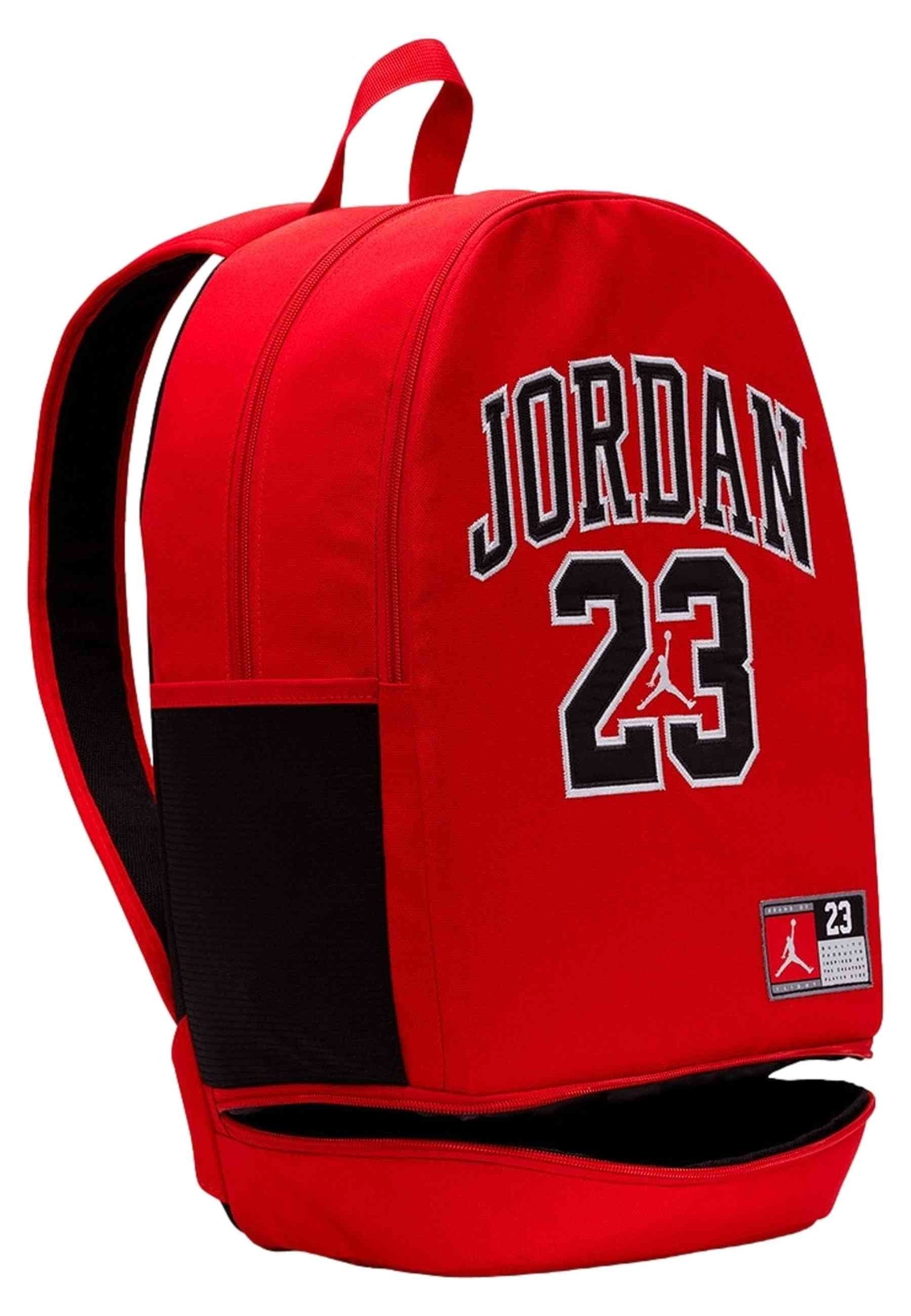MOCHILA JORDAN ROJA CLASSIC JERSEY FOOTER BACKPACK