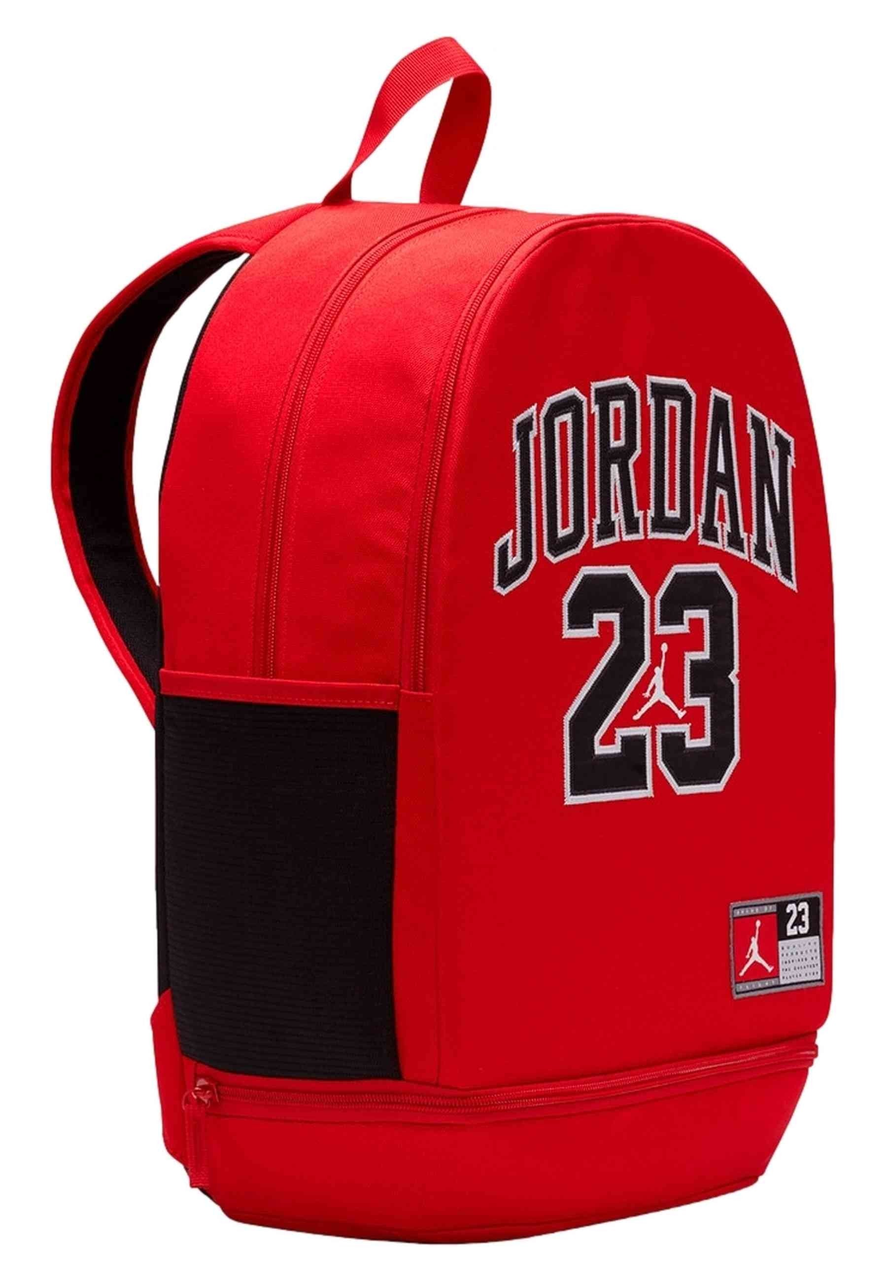MOCHILA JORDAN ROJA CLASSIC JERSEY FOOTER BACKPACK