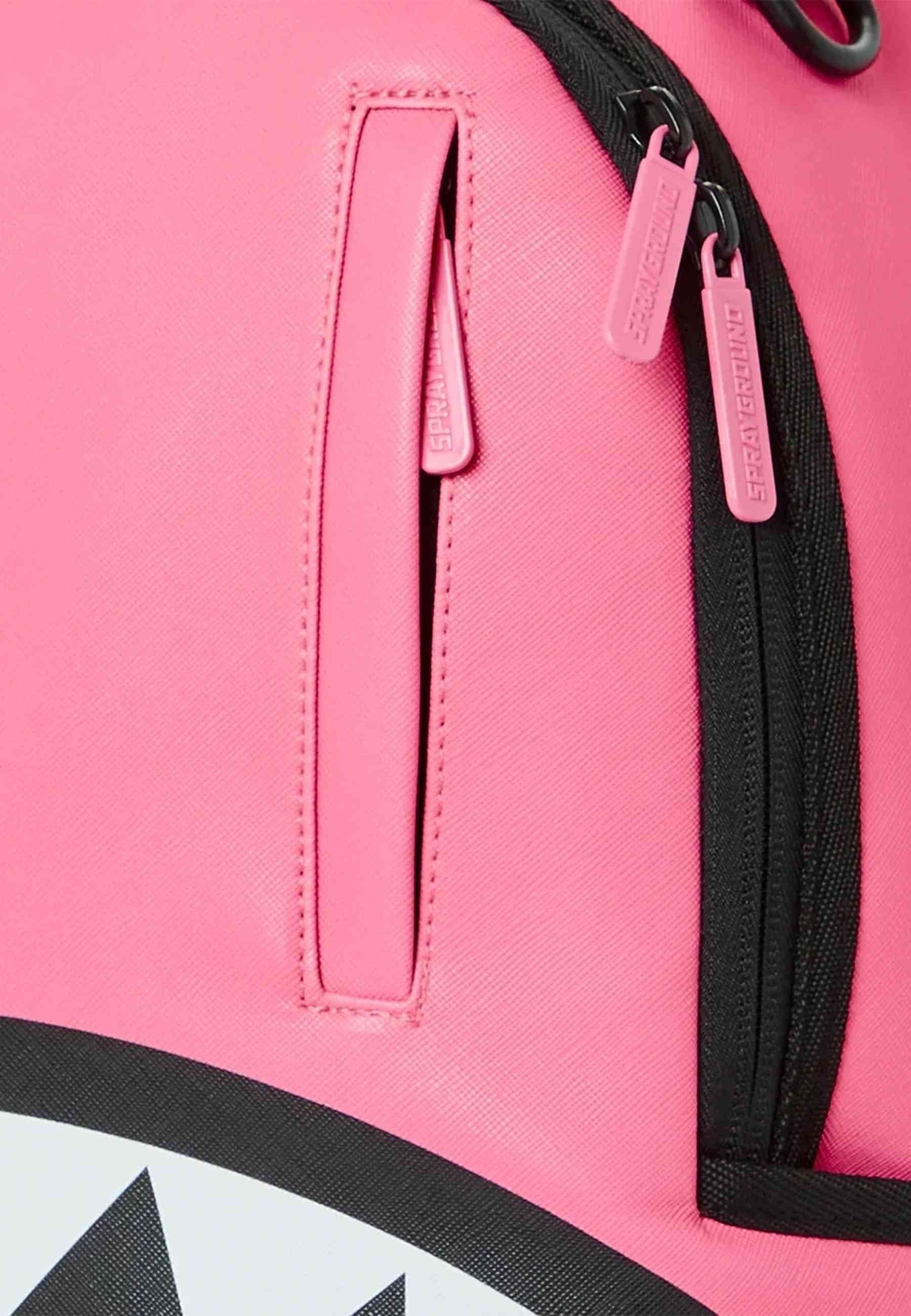 MOCHILA SPRAUGROND ROSA SHARK CENTRAL PINK EMBROIDERED SHARK BACKPACK