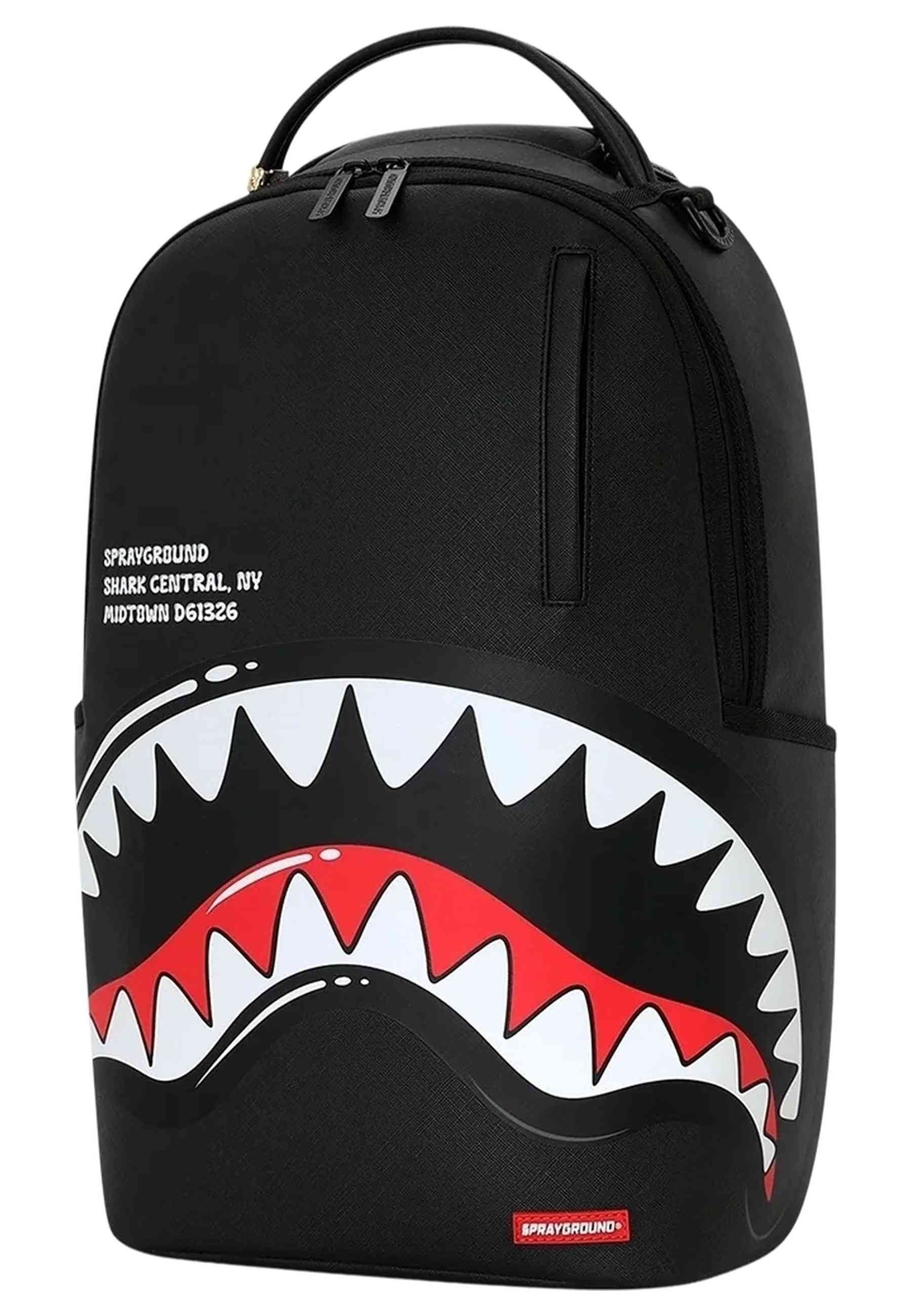 MOCHILA SPRAUGROUND NEGRA SHARK CENTRAL BUBBLY BLACK BACKPACK