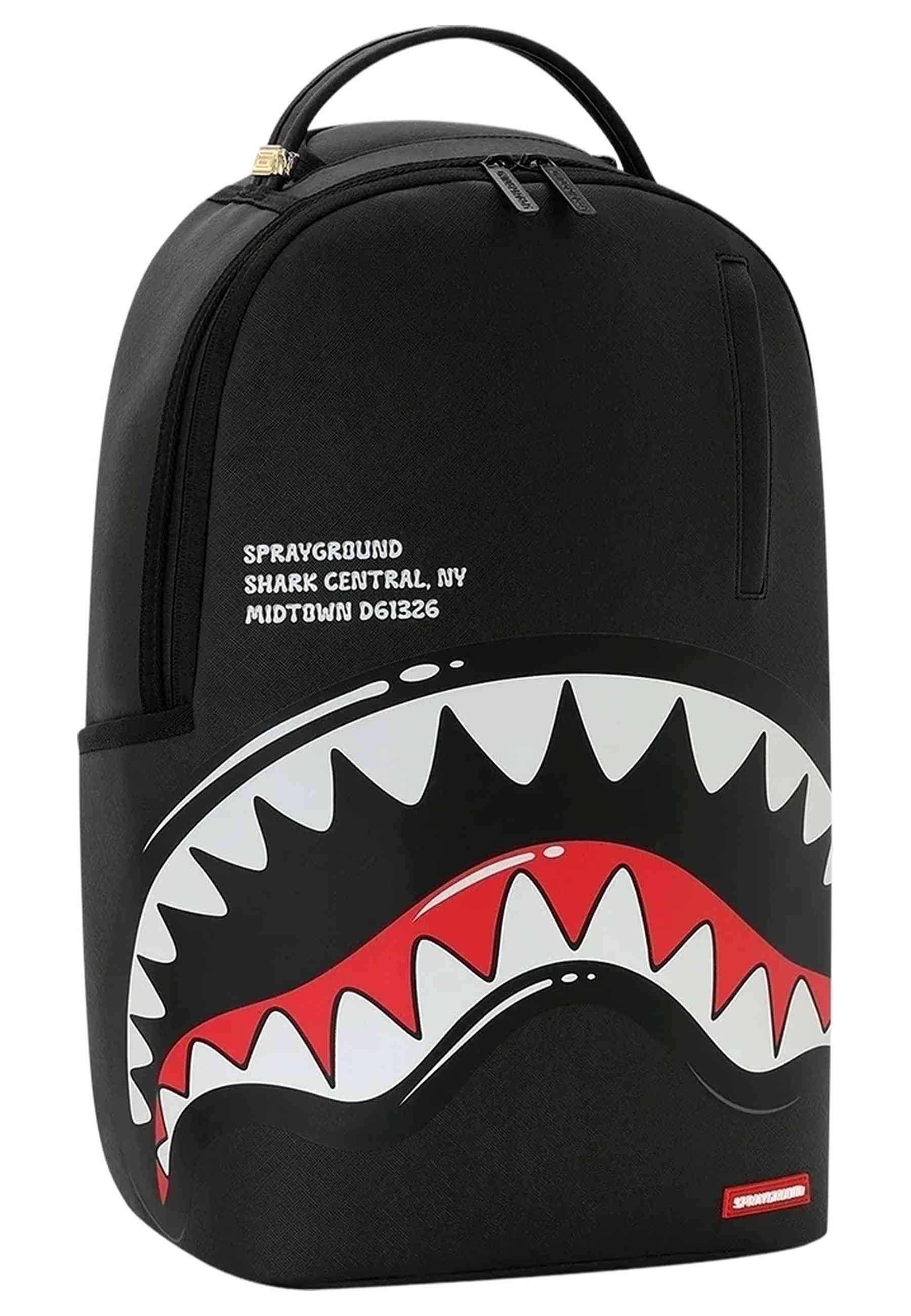 MOCHILA SPRAUGROUND NEGRA SHARK CENTRAL BUBBLY BLACK BACKPACK