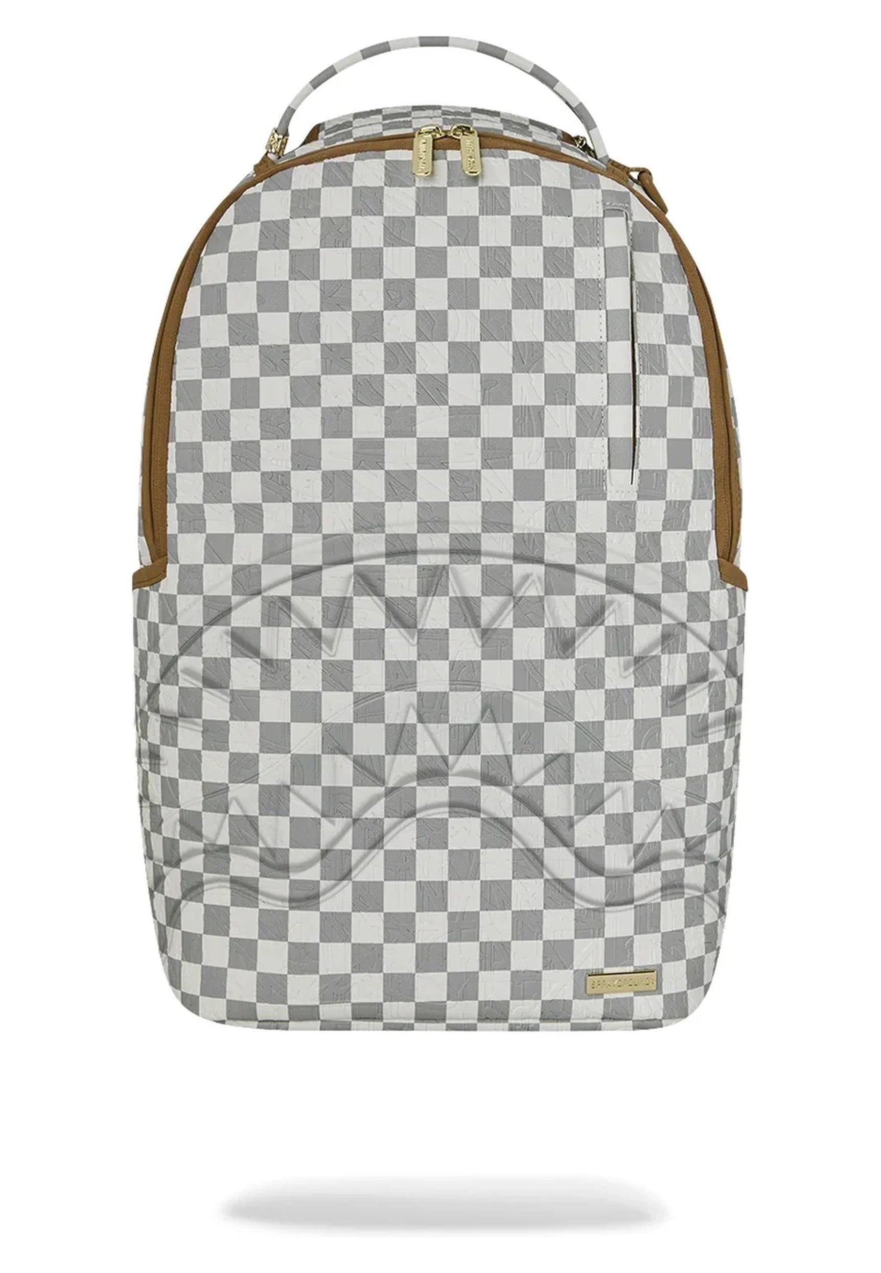 MOCHILA SPRAYGROUND BLANCA GRAFF EMBOSSED CREAM CHECK BACKPACK