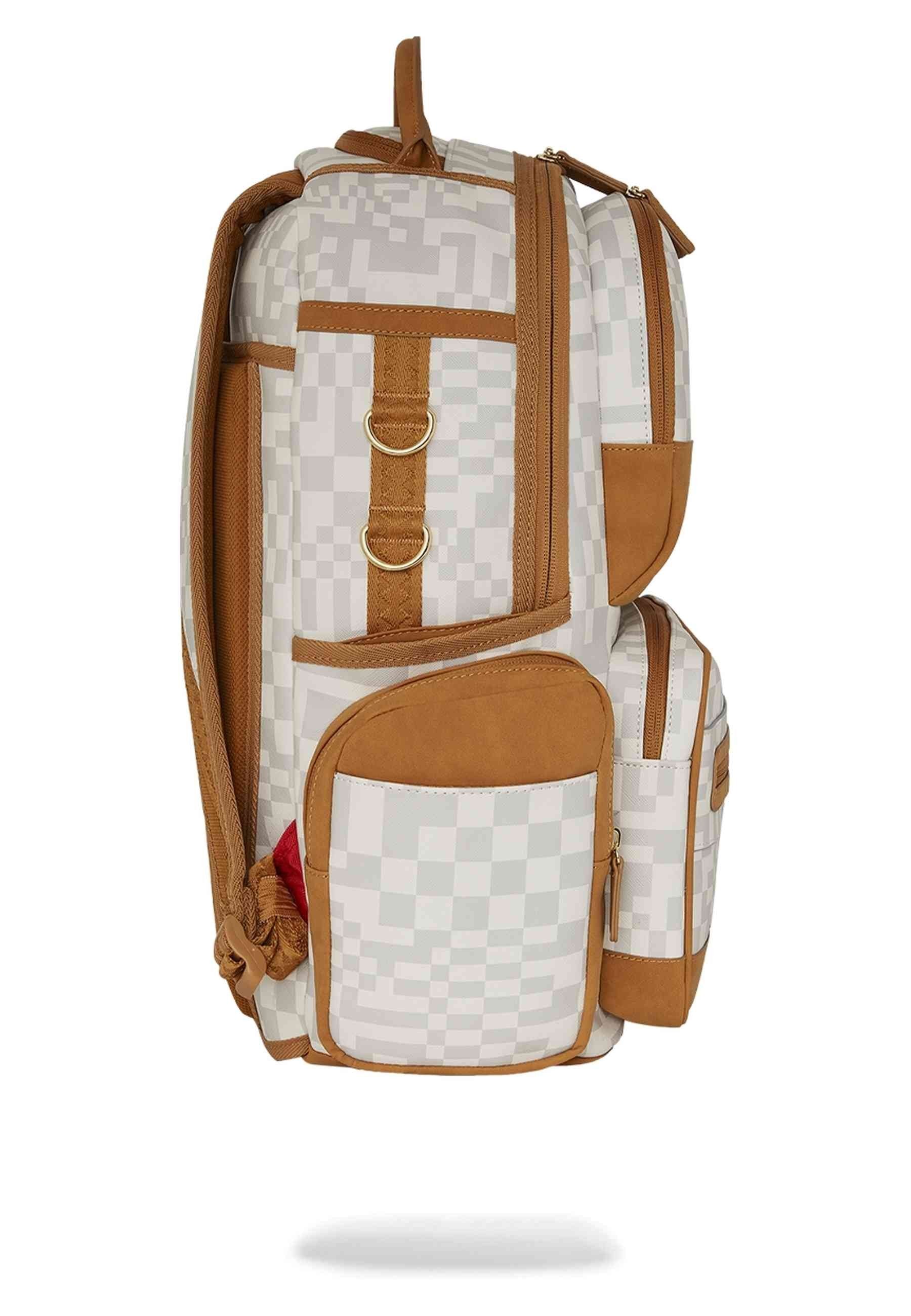 MOCHILA SPRAYGROUND BLANCA OPERATION SMOOTH DLXV BACKPACK