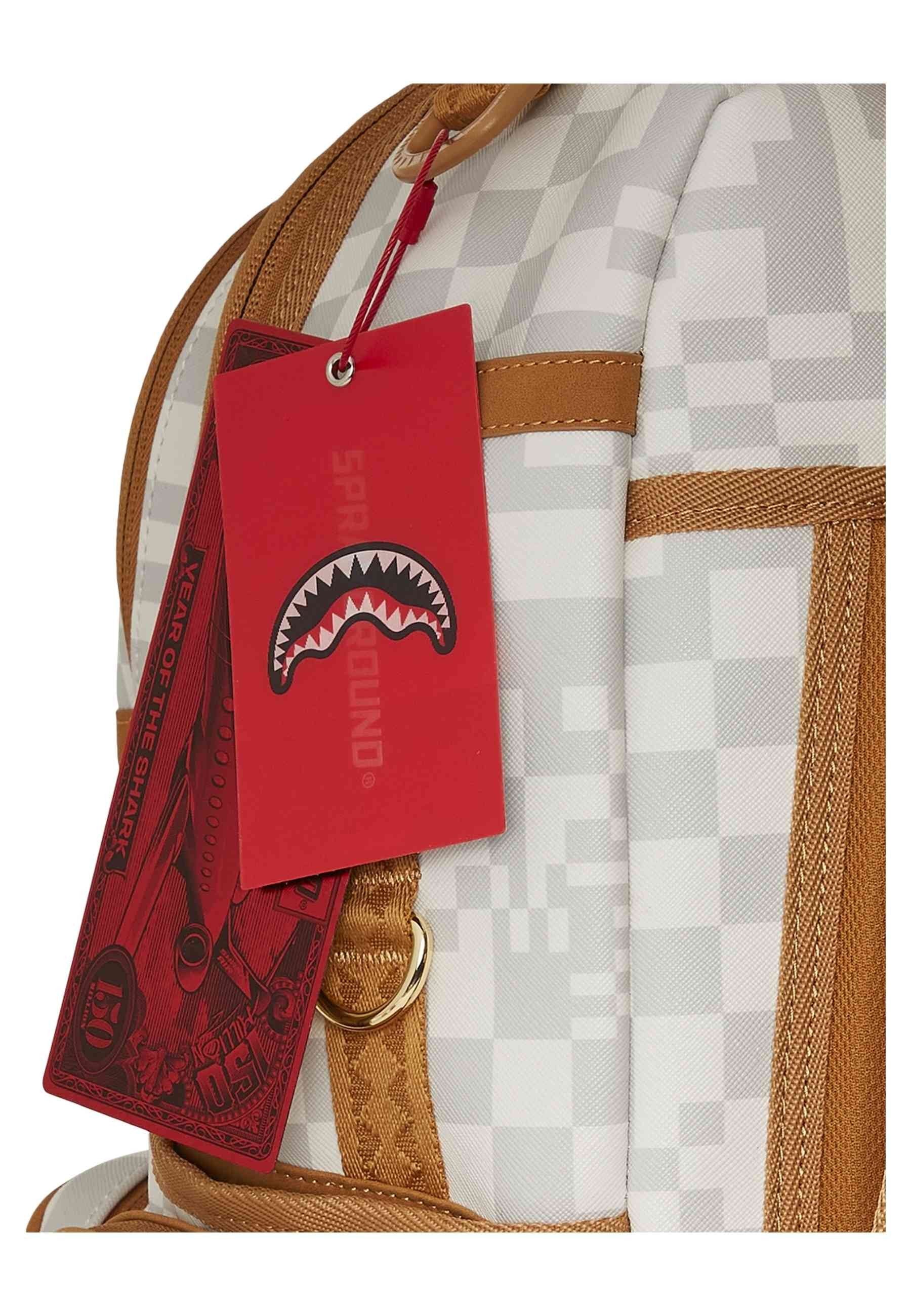 MOCHILA SPRAYGROUND BLANCA OPERATION SMOOTH DLXV BACKPACK