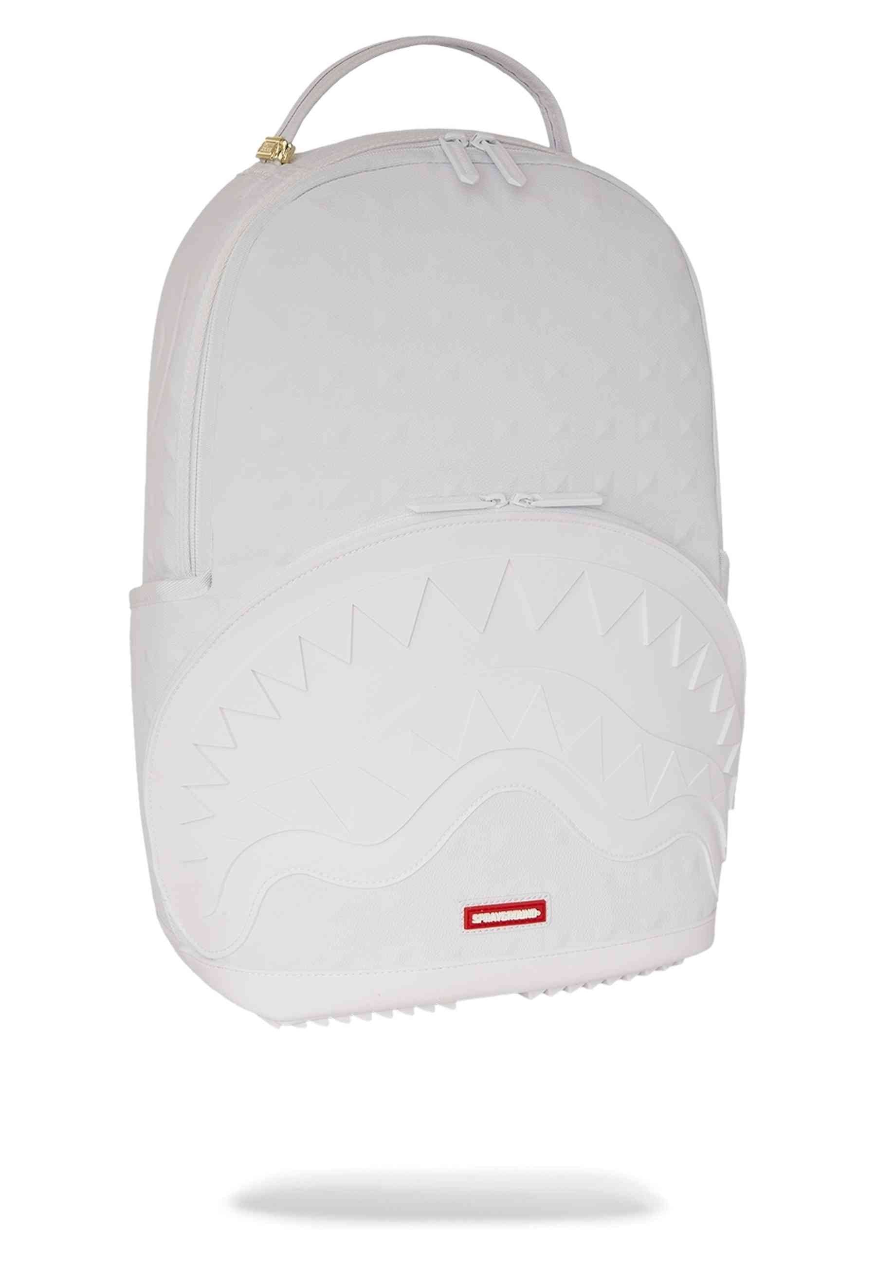 MOCHILA SPRAYGROUND BLANCA WHITE PYRAMID DLX BACKPACK