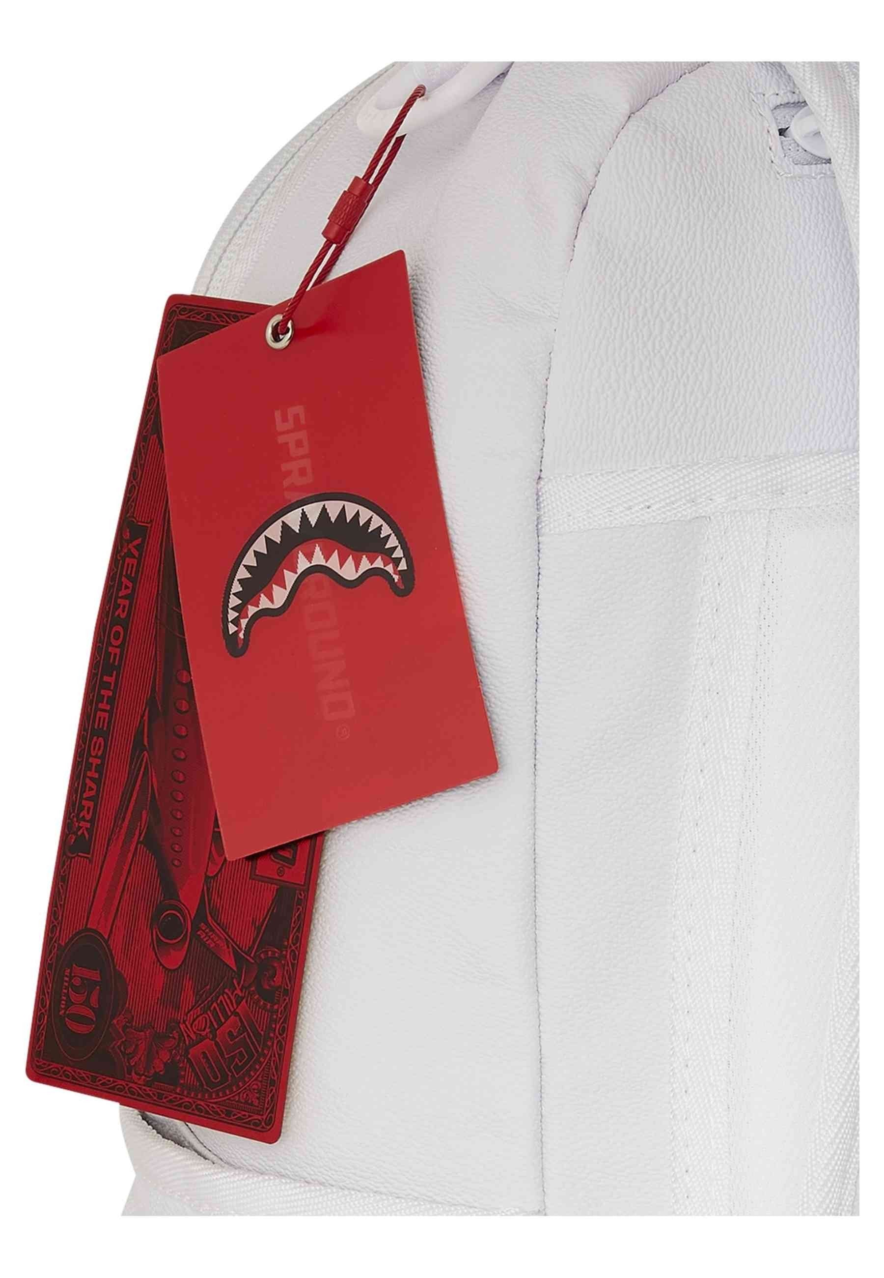 MOCHILA SPRAYGROUND BLANCA WHITE PYRAMID DLX BACKPACK