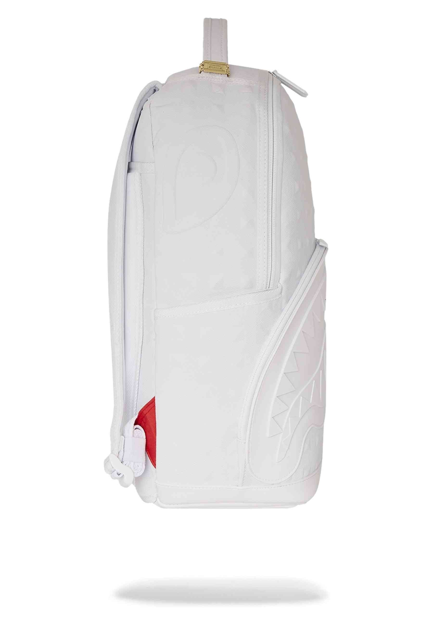 MOCHILA SPRAYGROUND BLANCA WHITE PYRAMID DLX BACKPACK