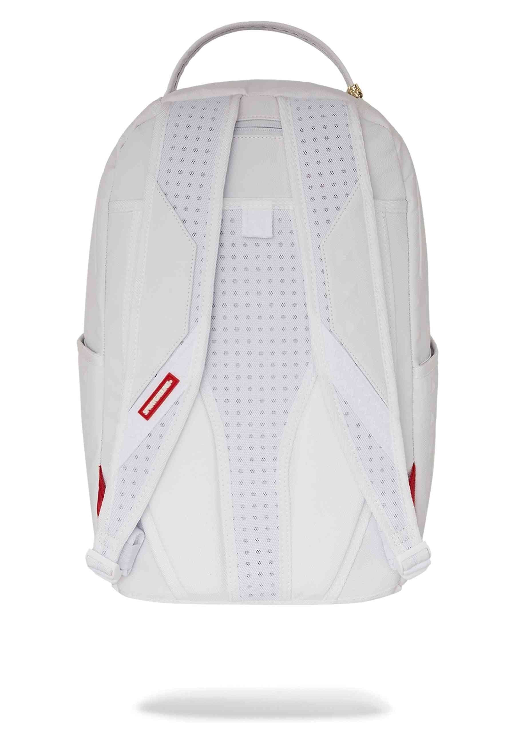 MOCHILA SPRAYGROUND BLANCA WHITE PYRAMID DLX BACKPACK
