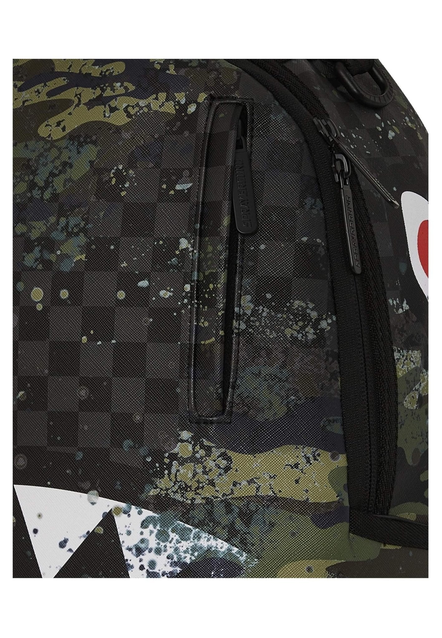 MOCHILA SPRAYGROUND GRIS CAMO SPLASH DLXSV BACKPACK - AREA ZERO