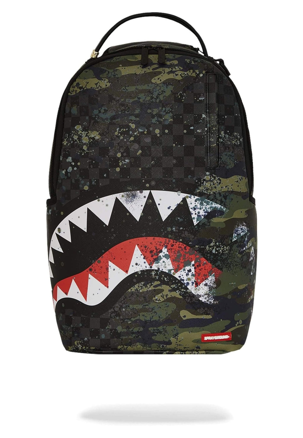 MOCHILA SPRAYGROUND GRIS CAMO SPLASH DLXSV BACKPACK - AREA ZERO