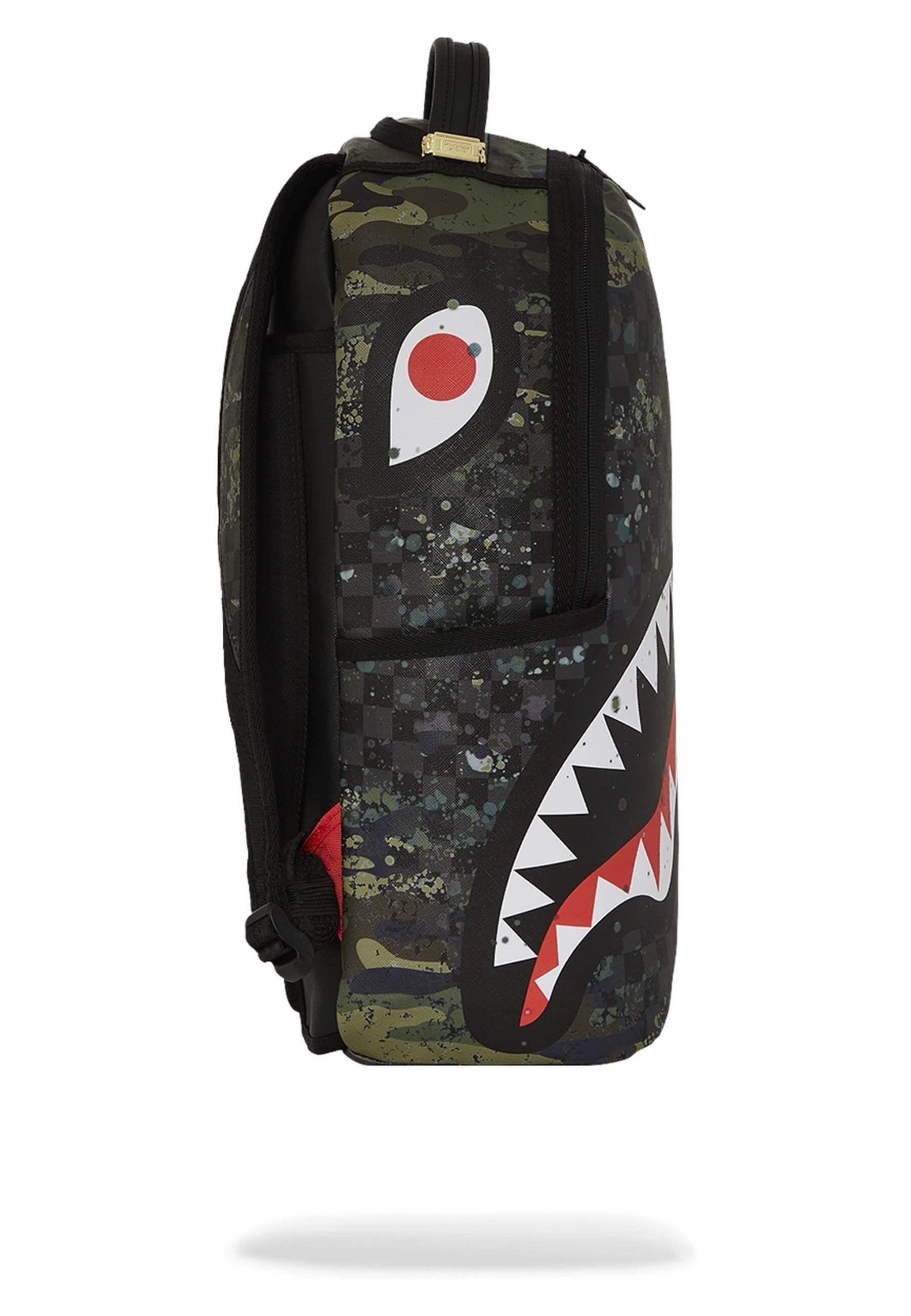 MOCHILA SPRAYGROUND GRIS CAMO SPLASH DLXSV BACKPACK