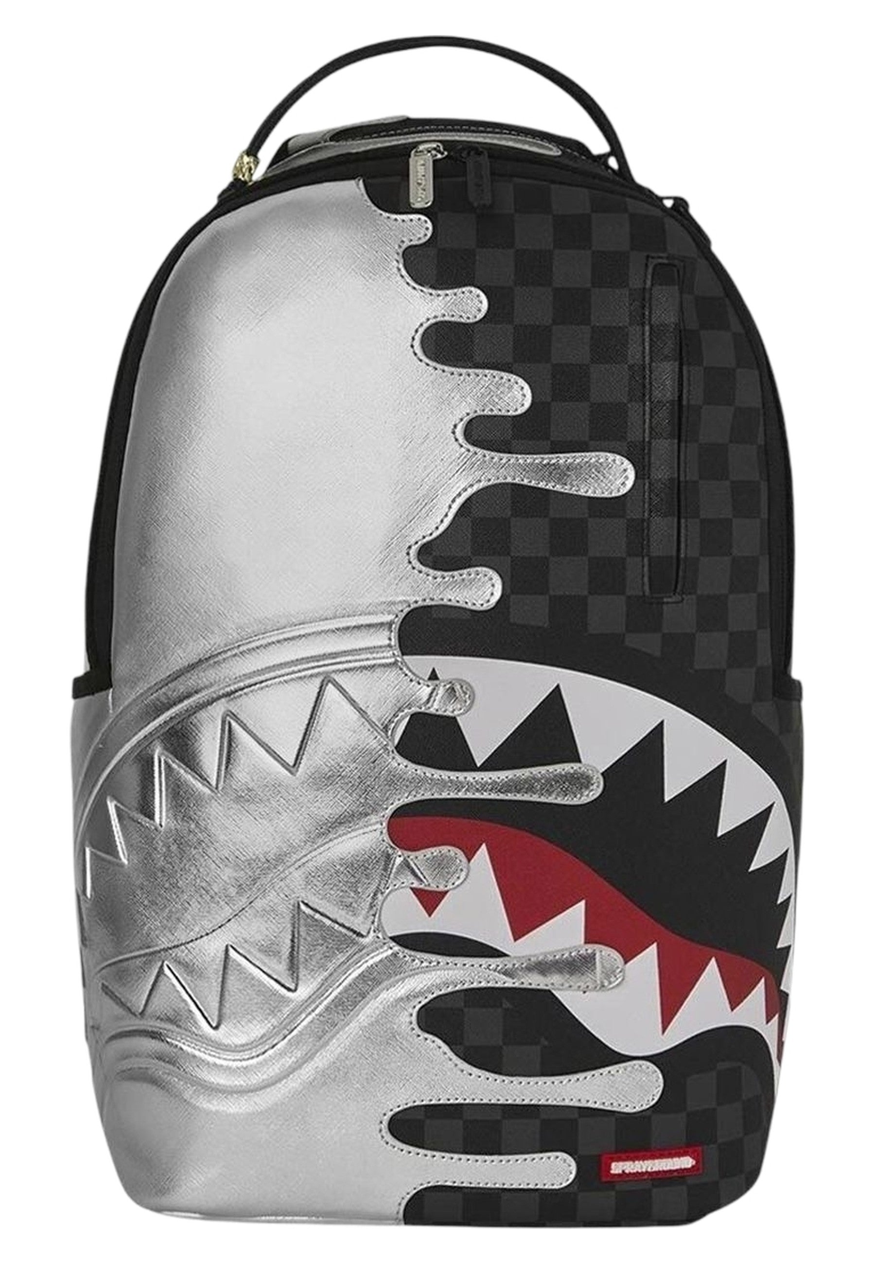 MOCHILA SPRAYGROUND GRIS SILVER SIDE DRIP PACKPACK