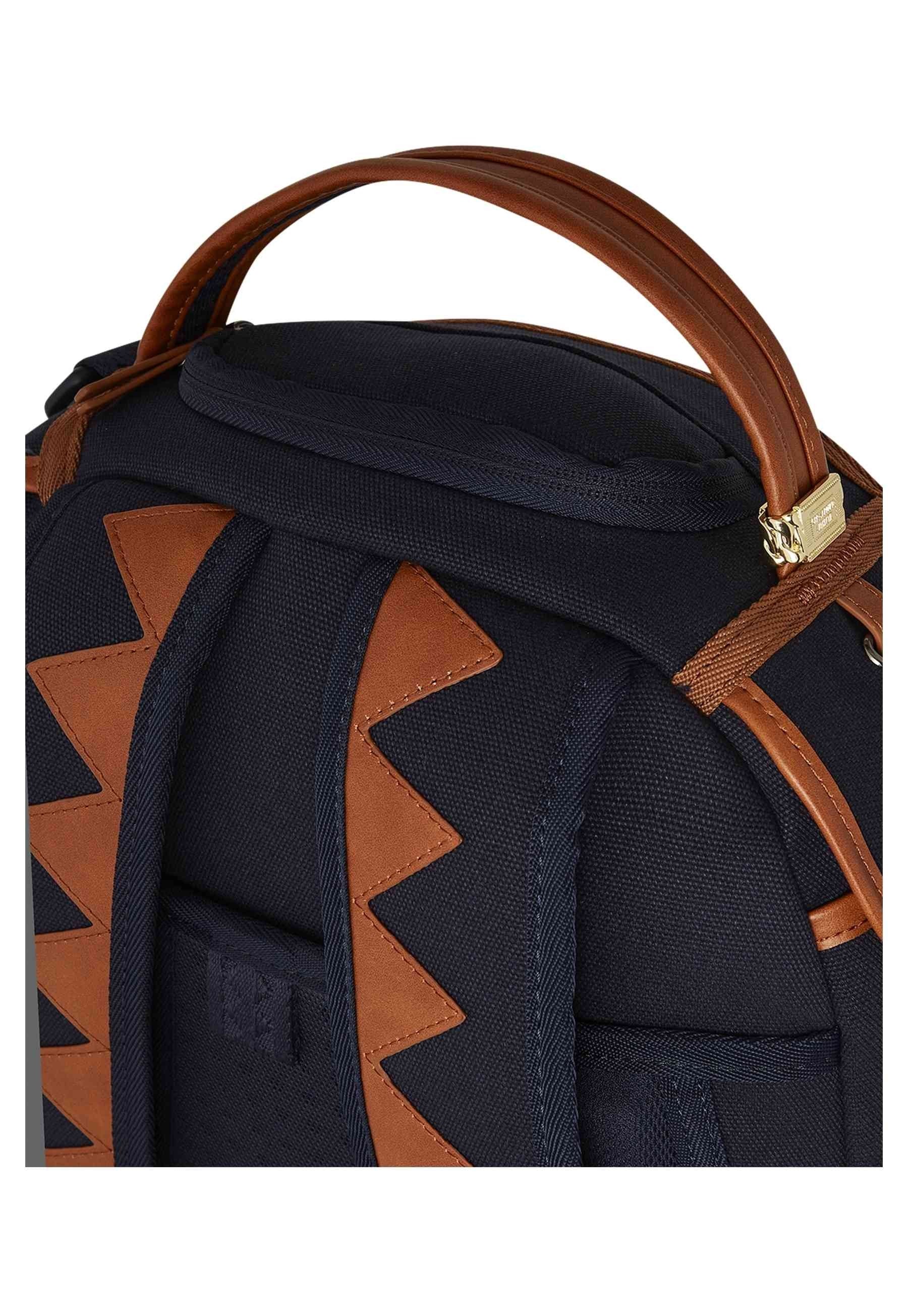 MOCHILA SPRAYGROUND MARINO WHISKEY THRONE BLUES DLXS CANVAS CARGO DLX