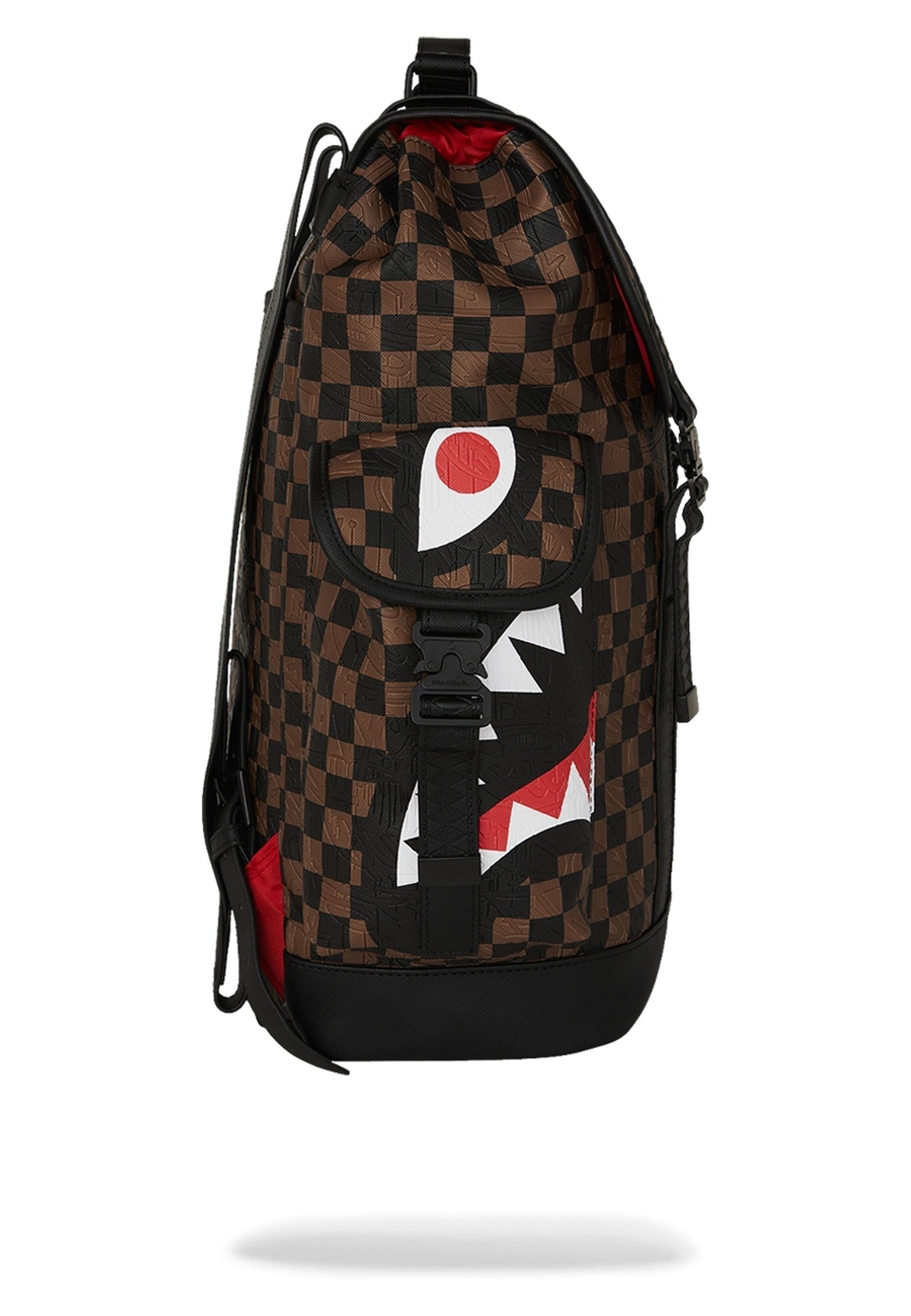 MOCHILA SPRAYGROUND MARRON CHECK 2 EMBOSS MONTE CARLO BACKPACK
