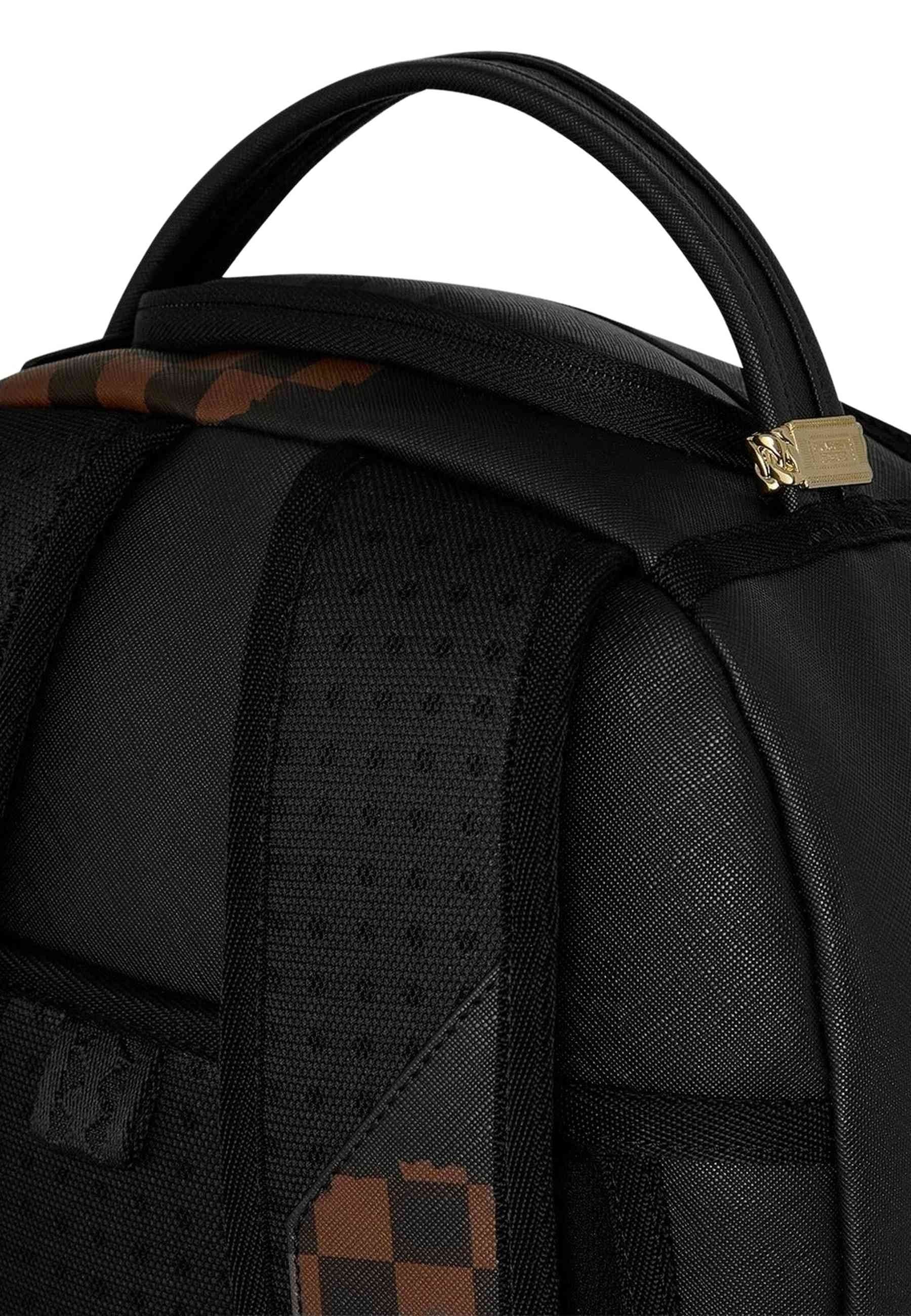 MOCHILA SPRAYGROUND MARRON CLAW TEAR CHECK BACKPACK