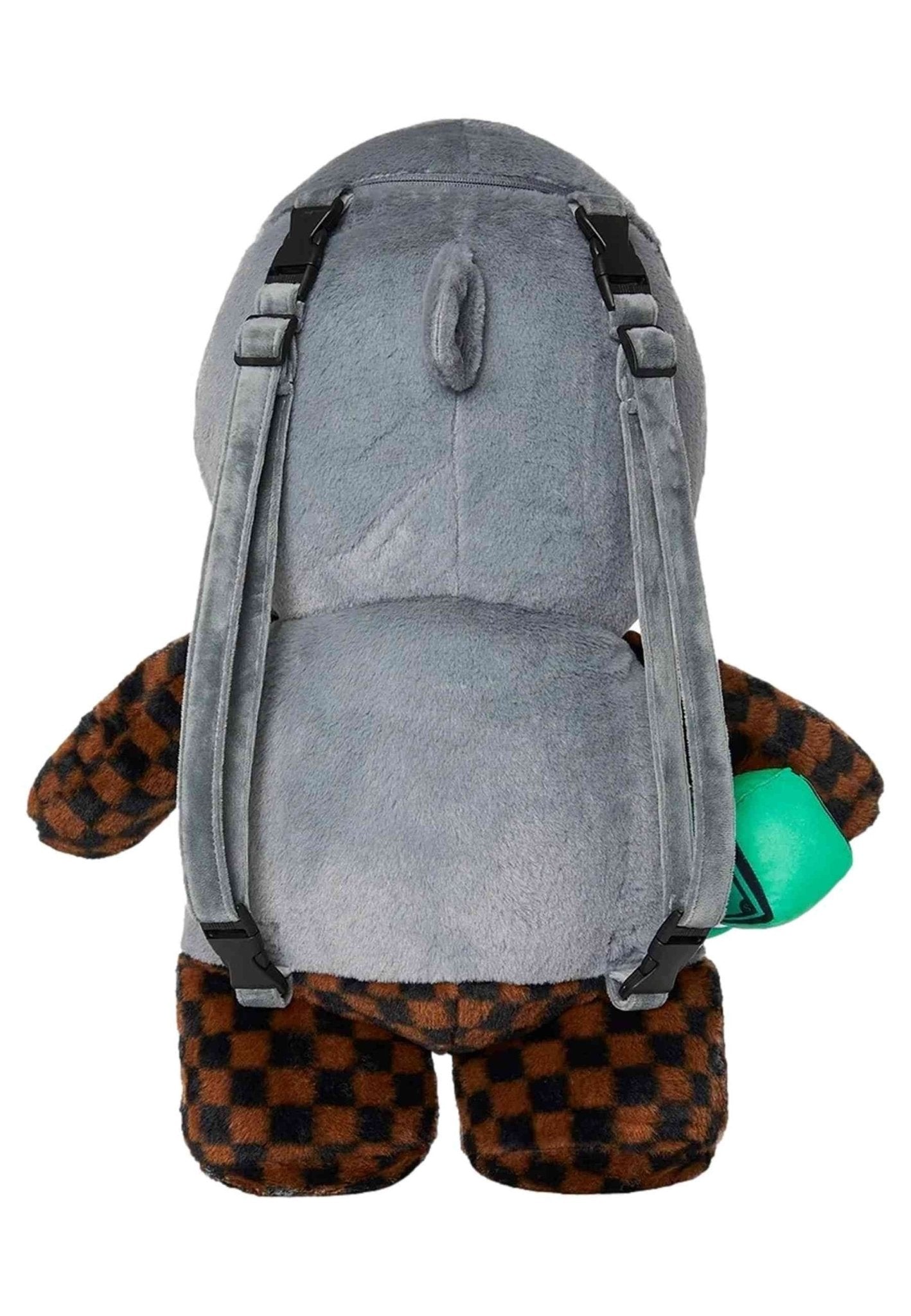 MOCHILA SPRAYGROUND MARRON MONEY BEAR IN SHARK COSTUME BEAR BACKPACK - AREA ZERO