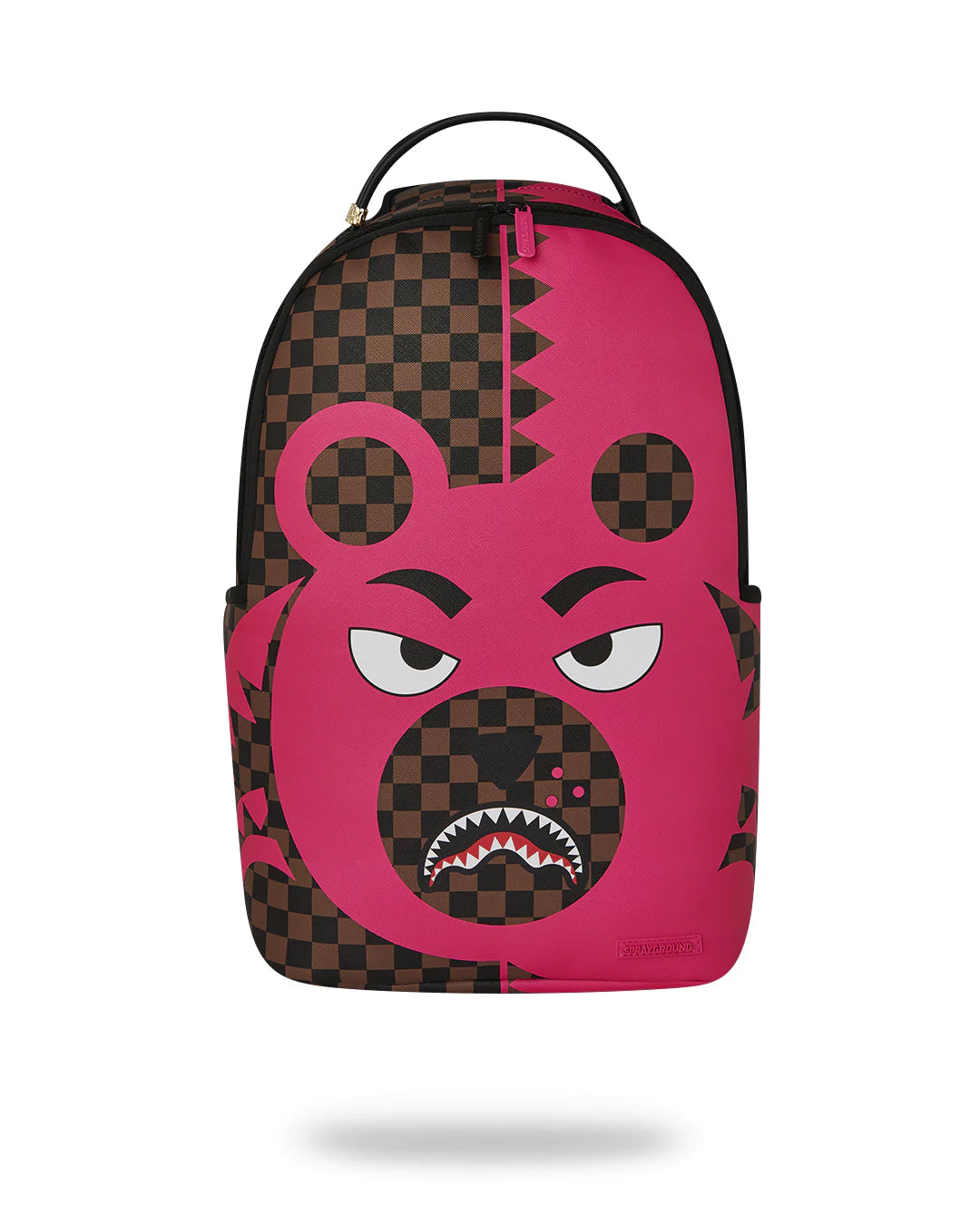 MOCHILA SPRAYGROUND MARRON PINK BEAR SHARK BACKPACK