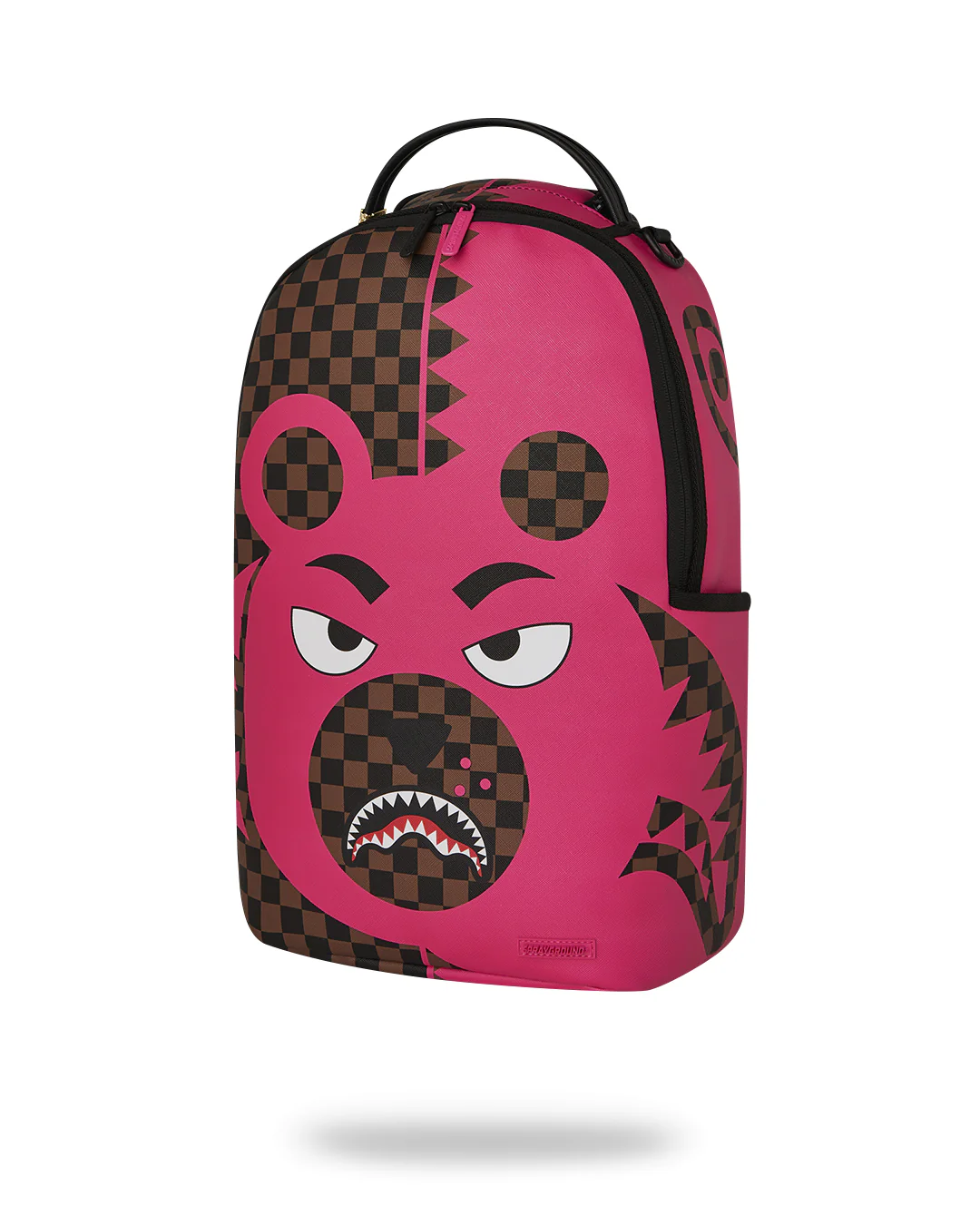 MOCHILA SPRAYGROUND MARRON PINK BEAR SHARK BACKPACK