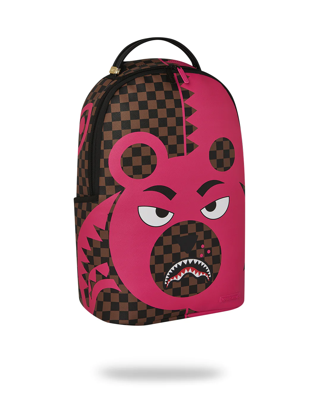 MOCHILA SPRAYGROUND MARRON PINK BEAR SHARK BACKPACK