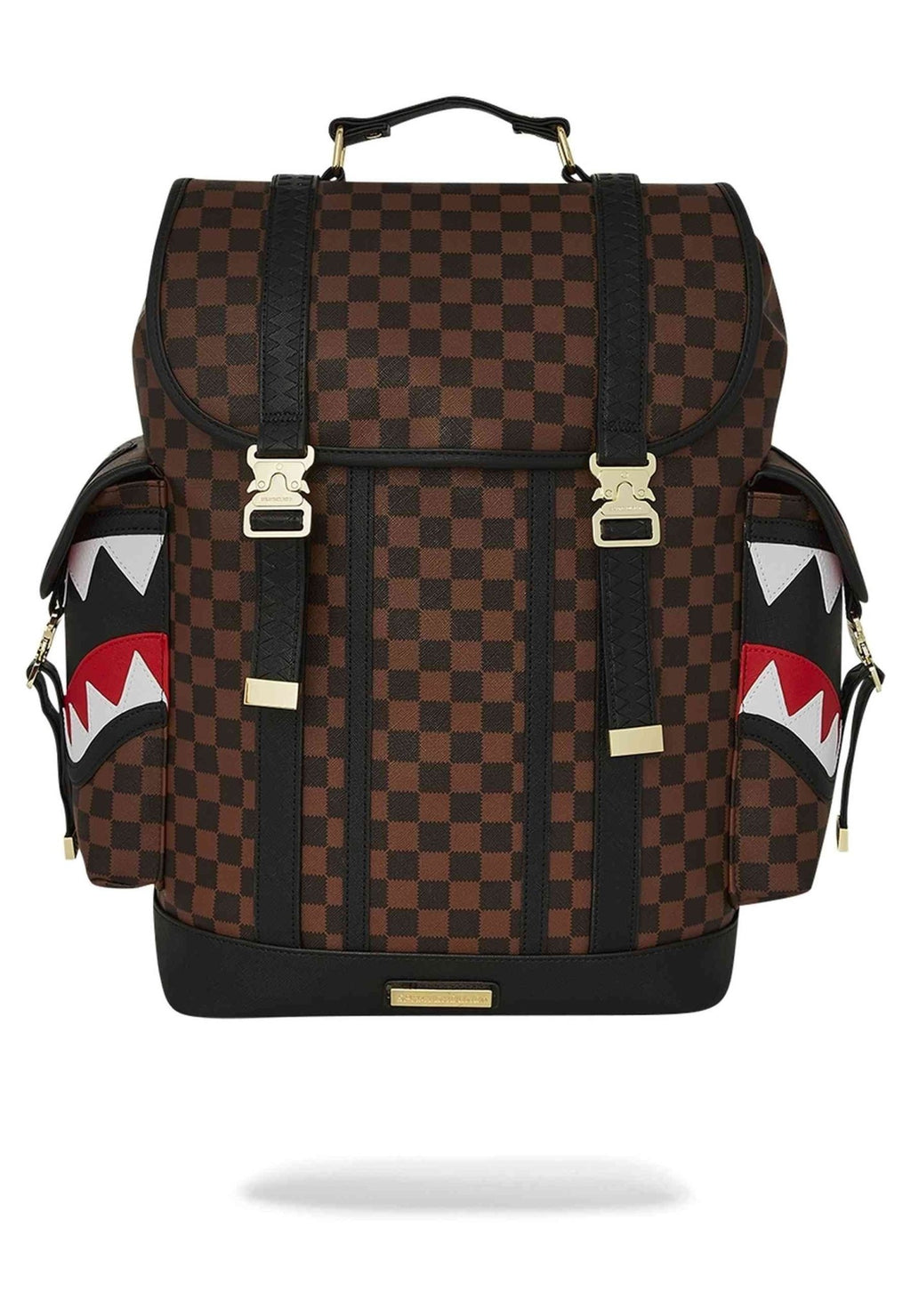 MOCHILA SPRAYGROUND MARRON SAWTOOTH SHARK IN PARIS MONTE CARLO - AREA ZERO