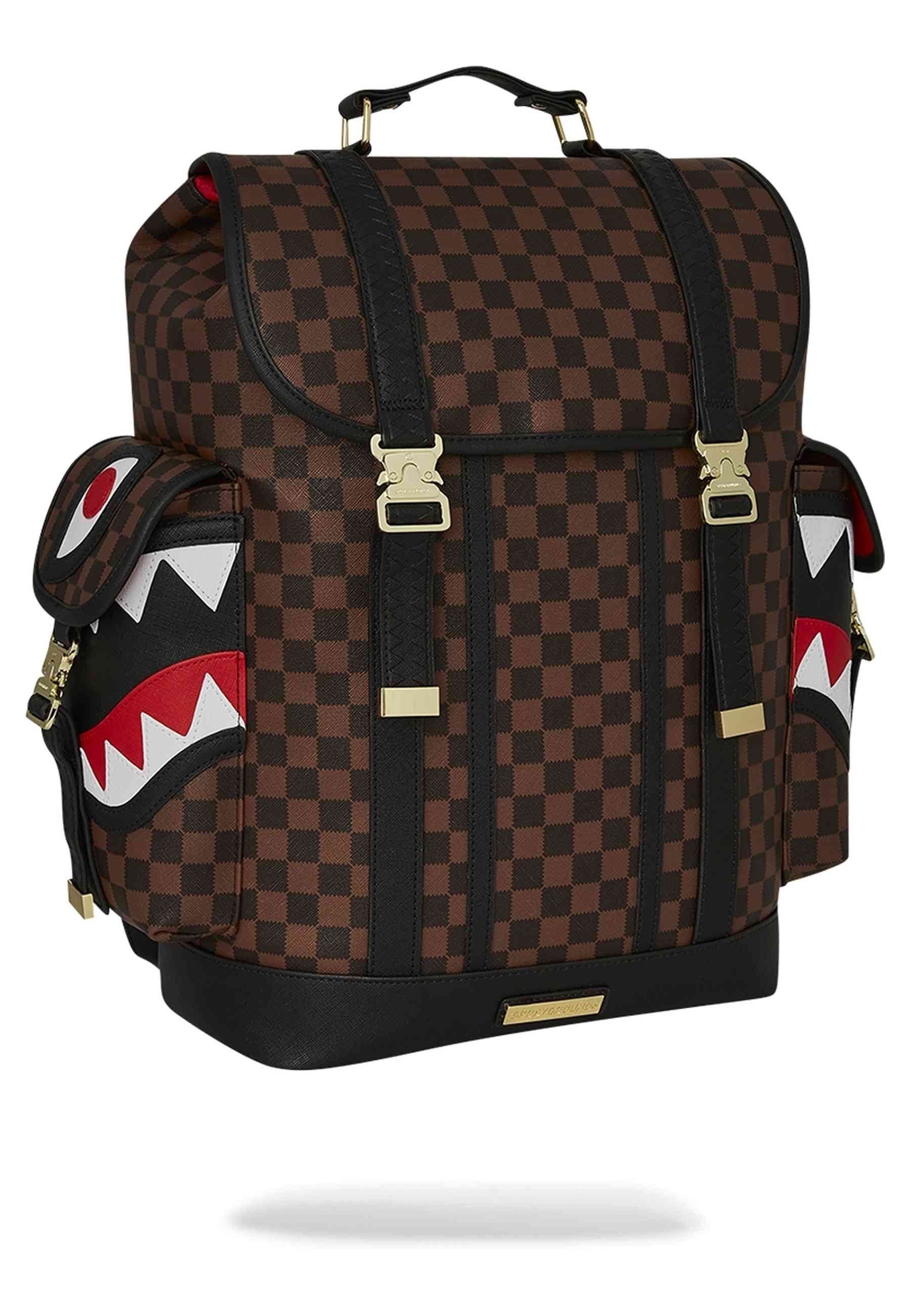 MOCHILA SPRAYGROUND MARRON SAWTOOTH SHARK IN PARIS MONTE CARLO