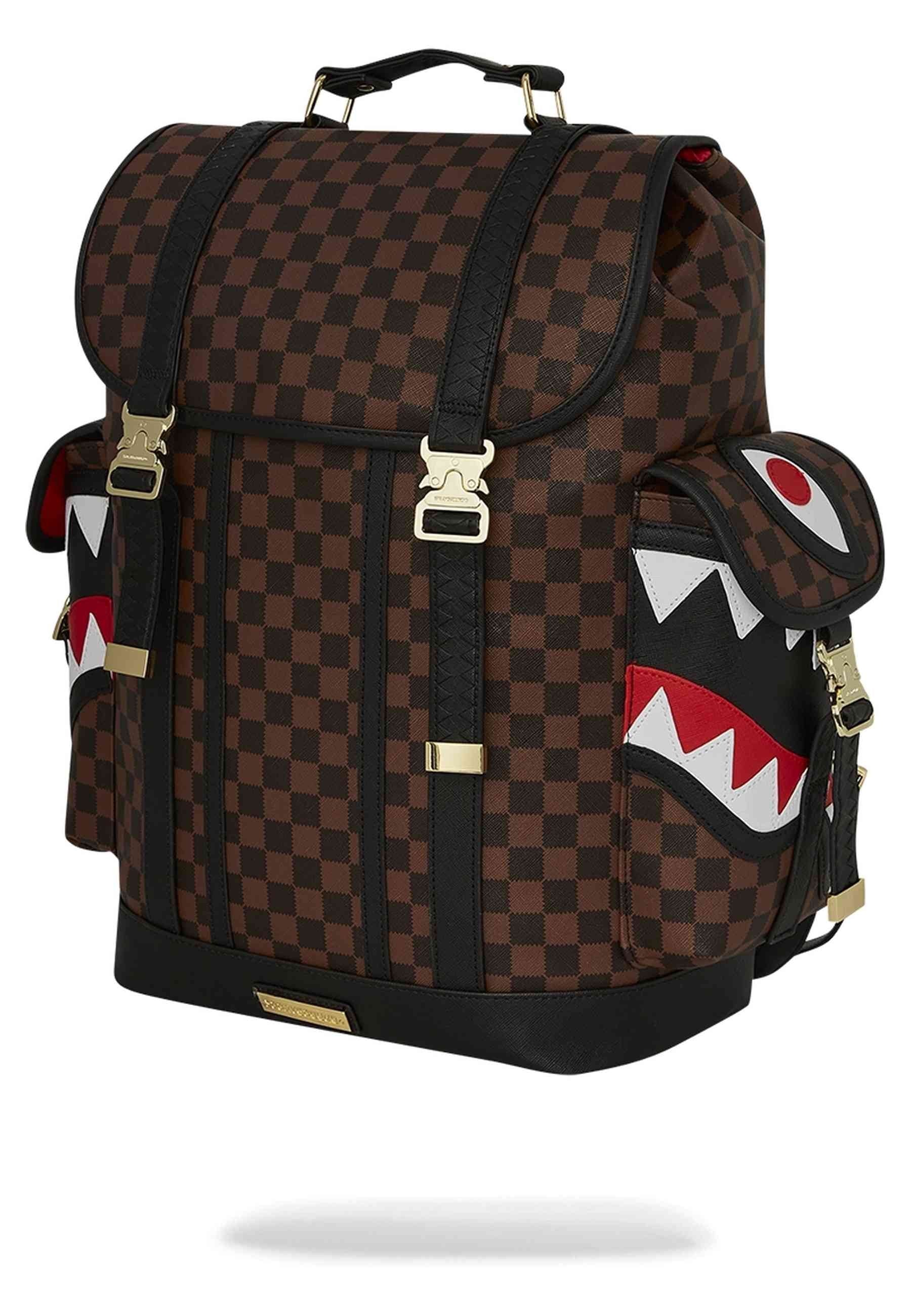 MOCHILA SPRAYGROUND MARRON SAWTOOTH SHARK IN PARIS MONTE CARLO