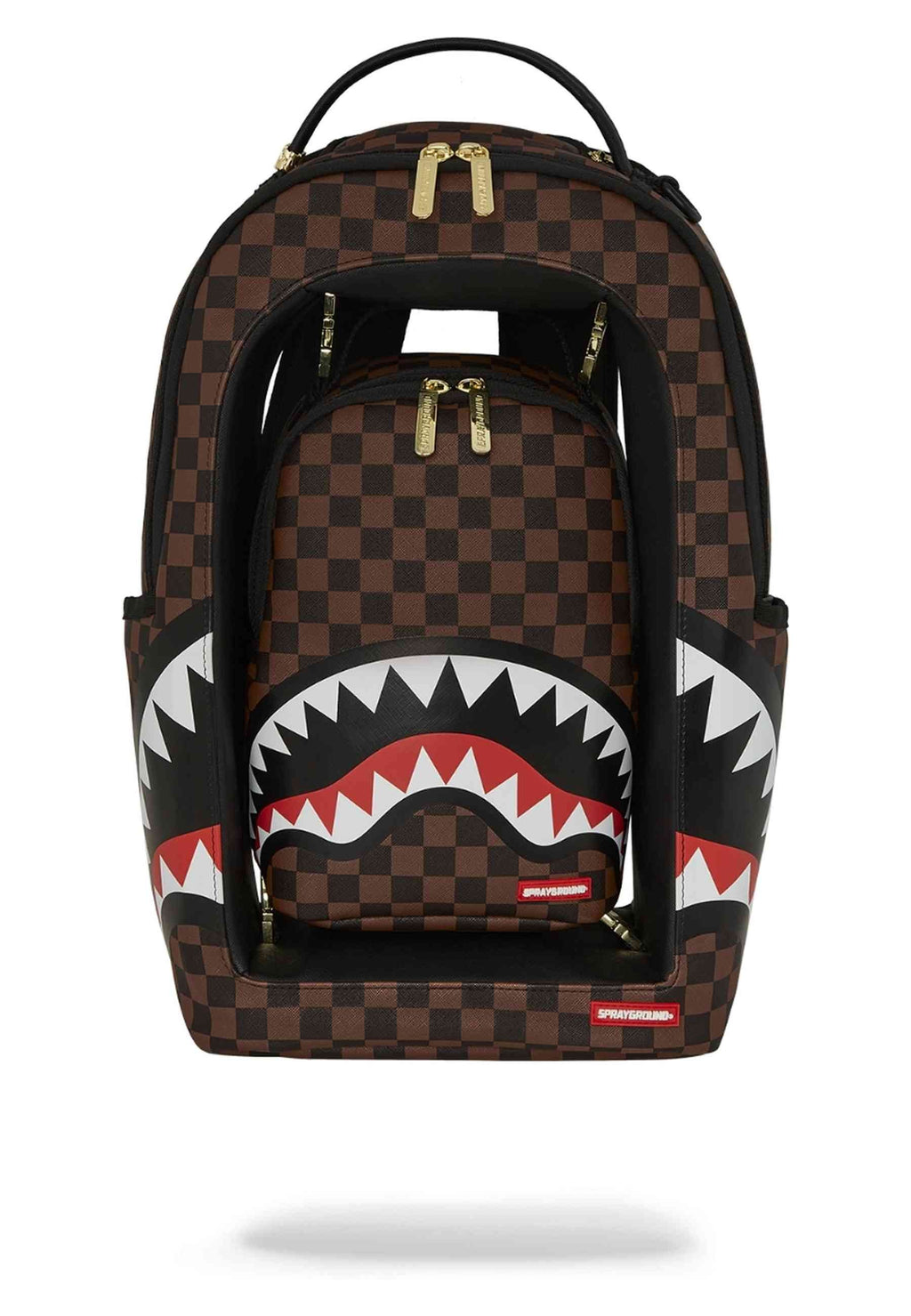 MOCHILA SPRAYGROUND MARRON SHARKS IN A HOLE IN PARIS DLXSV