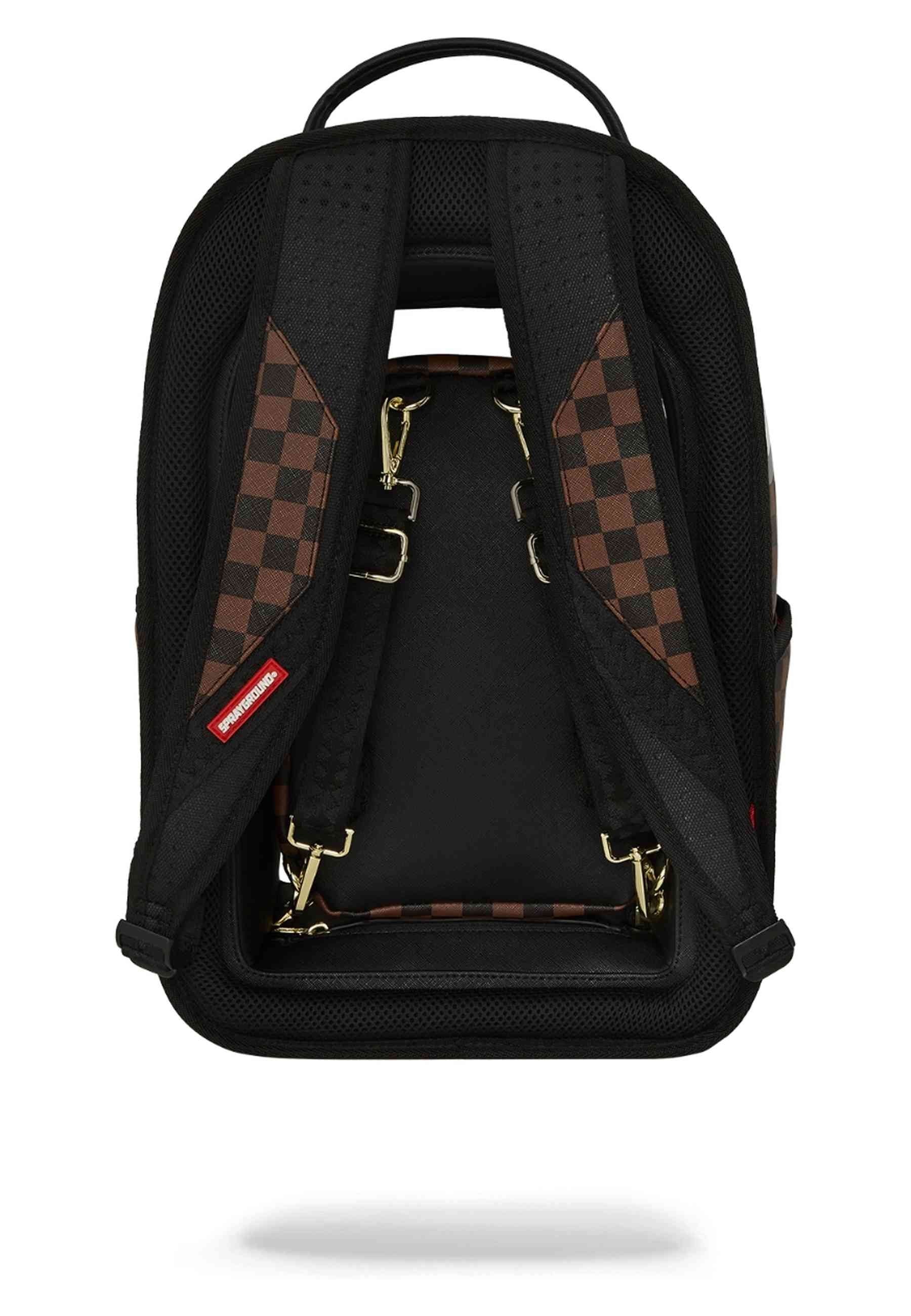 MOCHILA SPRAYGROUND MARRON SHARKS IN A HOLE IN PARIS DLXSV