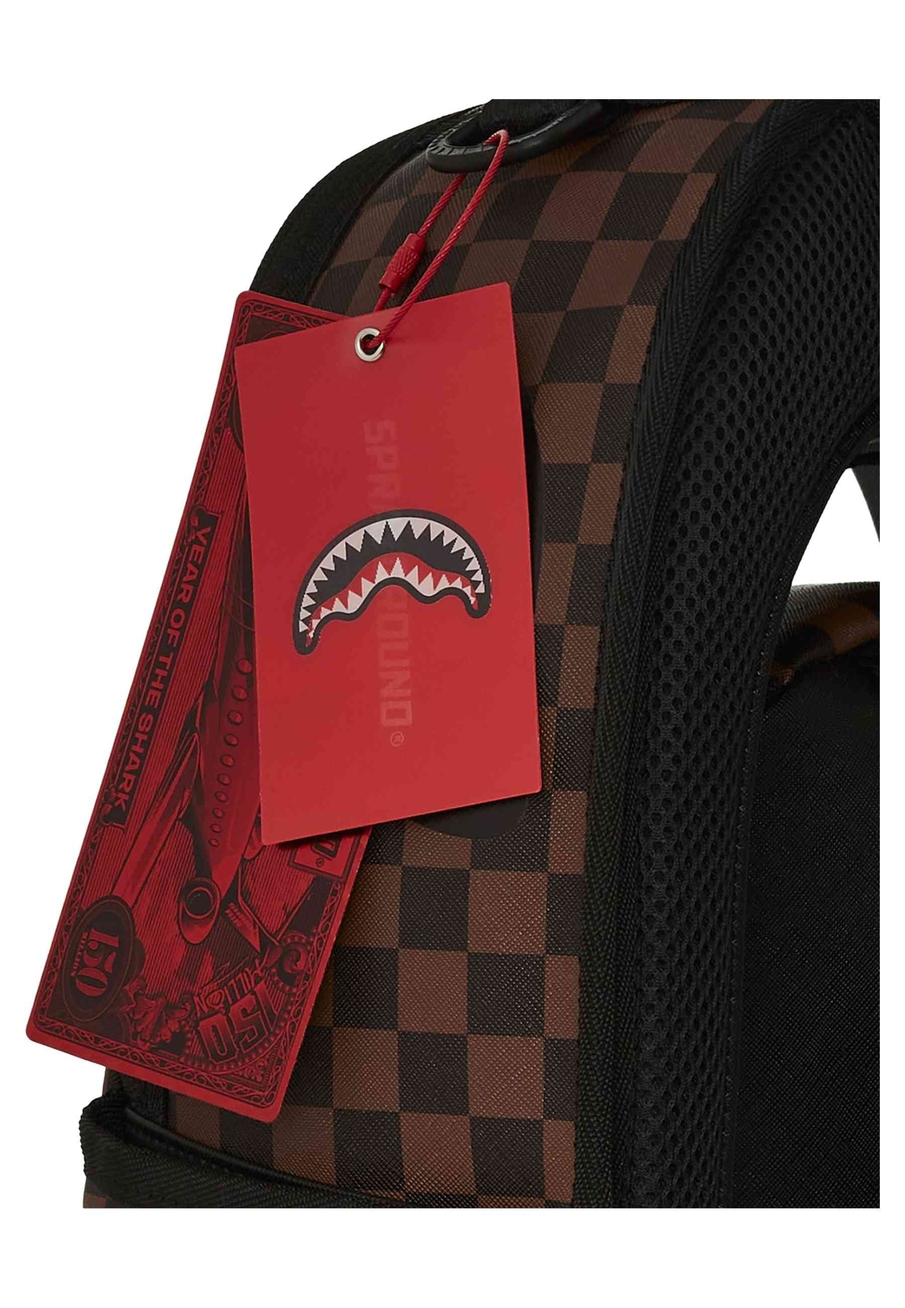 MOCHILA SPRAYGROUND MARRON SHARKS IN A HOLE IN PARIS DLXSV