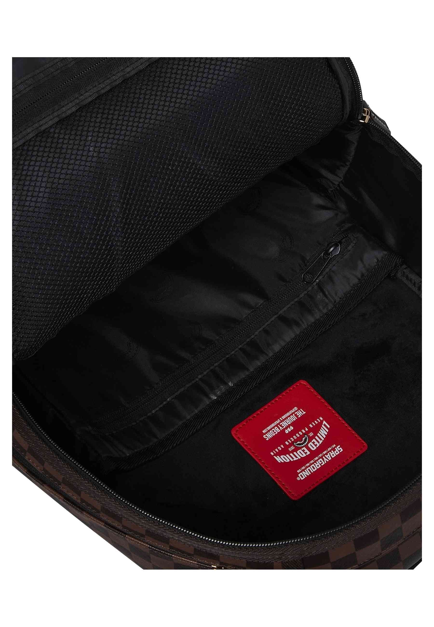 MOCHILA SPRAYGROUND MARRON SIP CARGO DLX BACKPACK