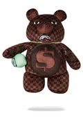 MOCHILA SPRAYGROUND MARRON SIP LENTICULARCHOMP MONEYBEAR BACKPACK